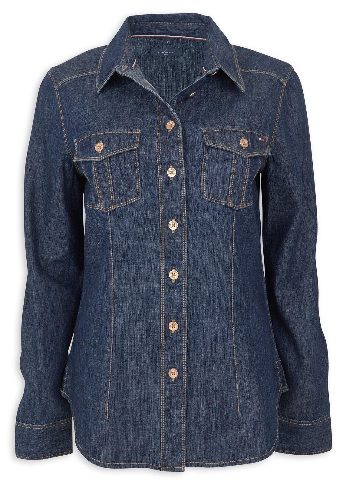 【deres】6way sleeve shirt Mia / deres thomas mason 6way sleeve shirt (STRIPE/ INDIGO / CLEAR
