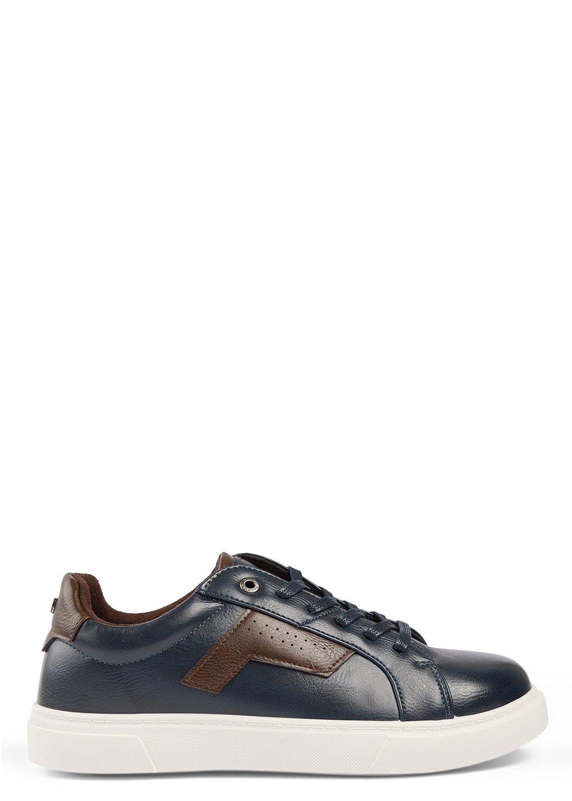lovemay。 Navy Lace-up Bucket Sneakers (3249367) | Daniel Hechter