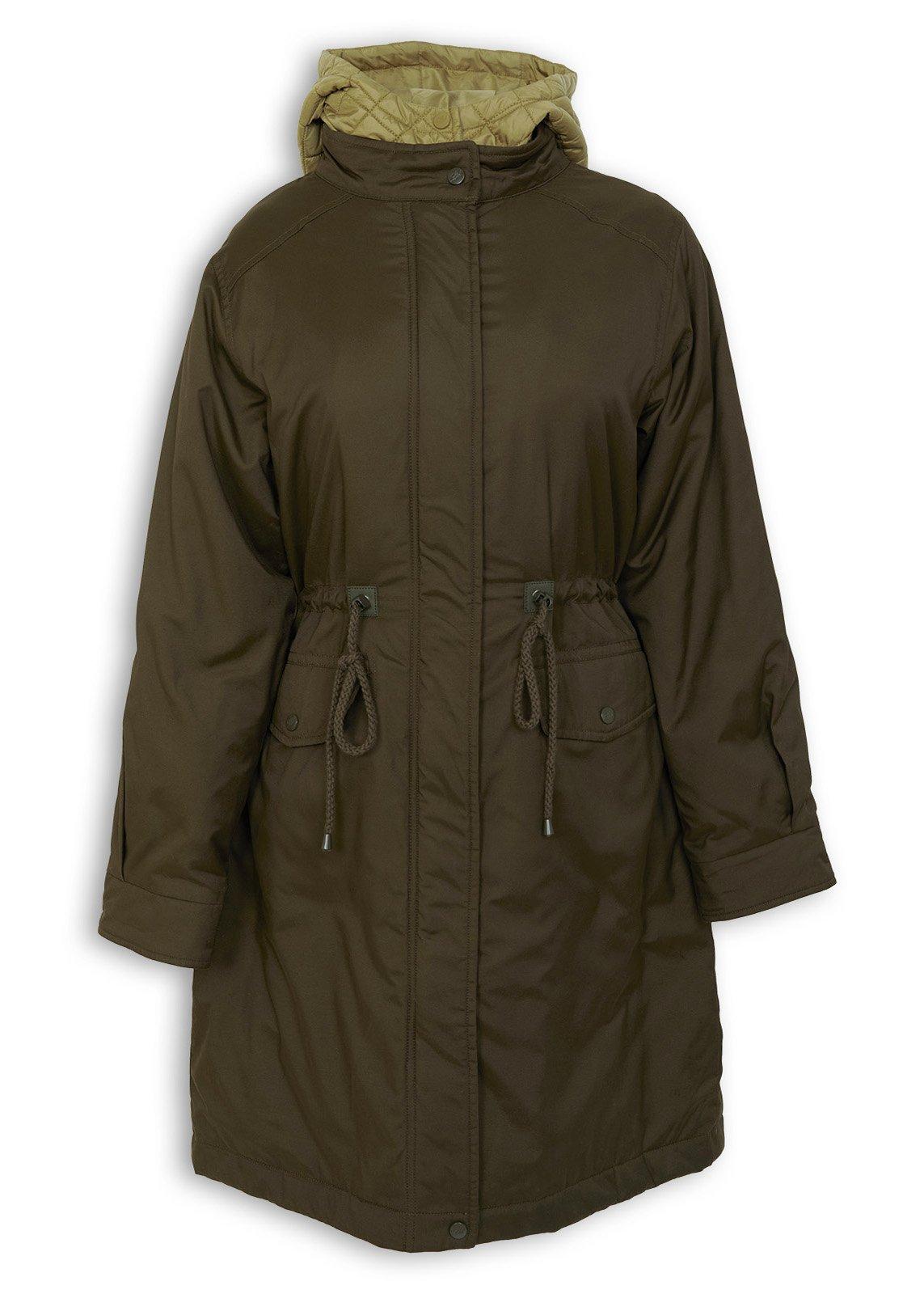 Green Layered Look Parka (3249379) | LTD Woman