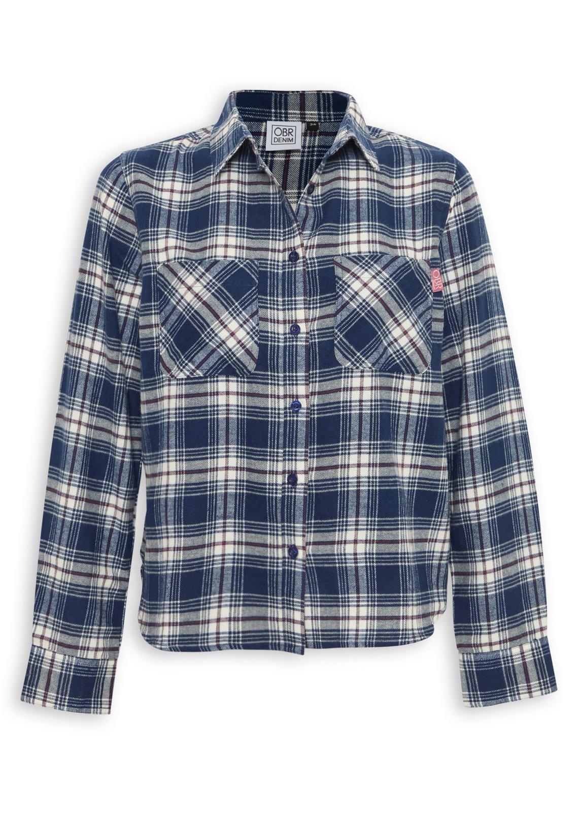 Blue Denim Wash Check Shirt (3250160) | OUTBACK RED