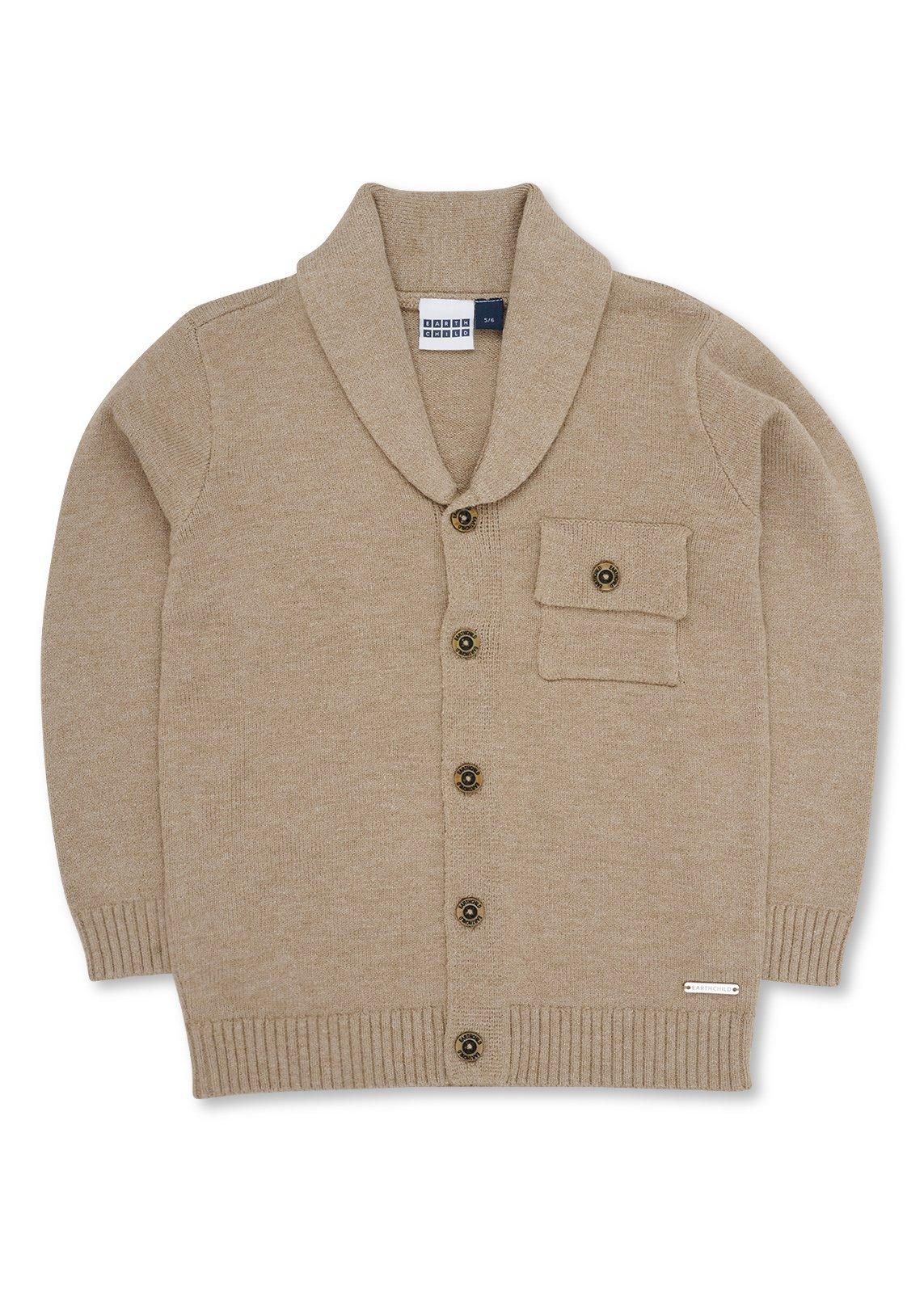 Kid Boys Beige Cardigan (3250181) | Earthchild