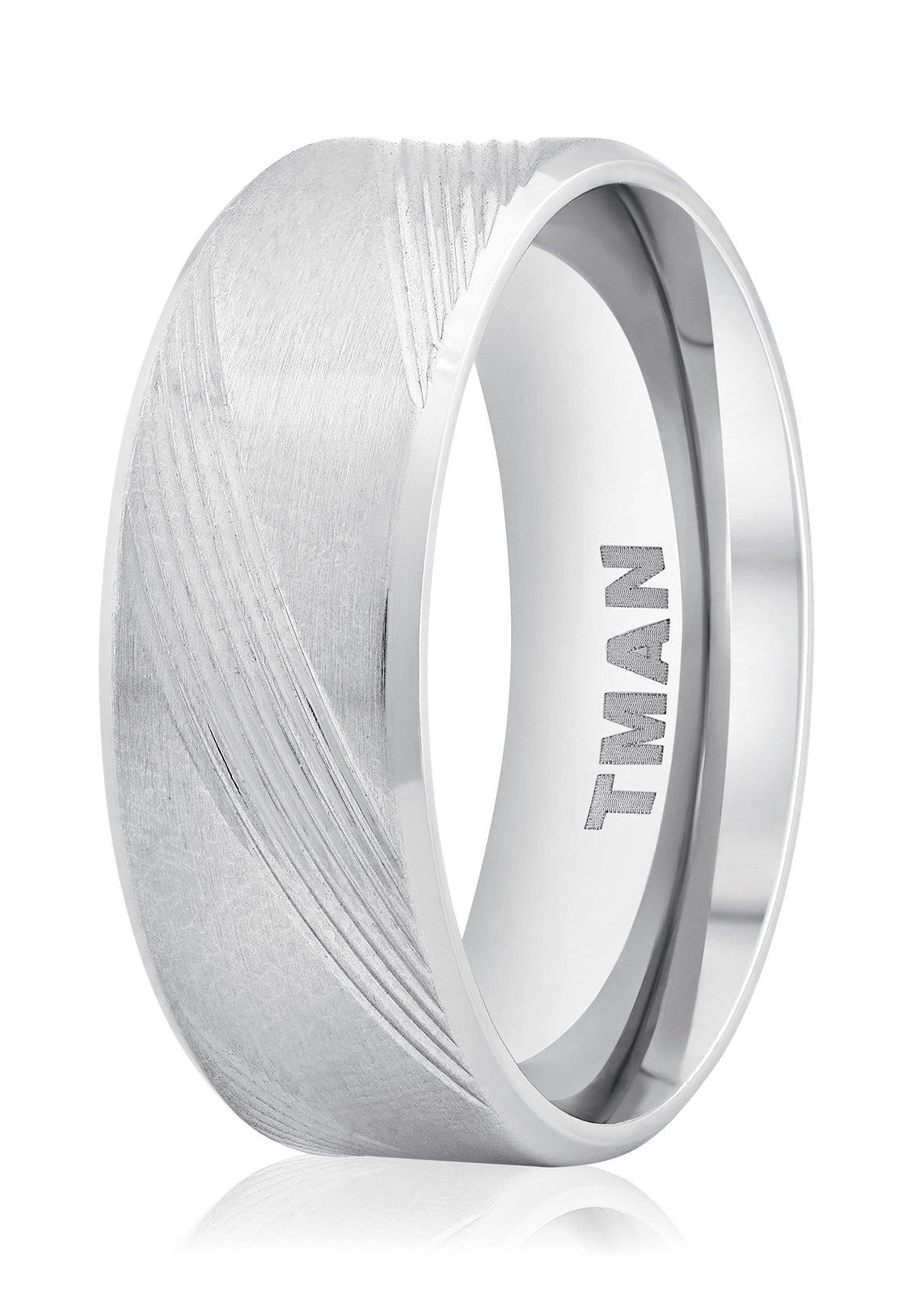Stainless Steel Horizontal Shiny Ring (3250267) | Stainless Steel