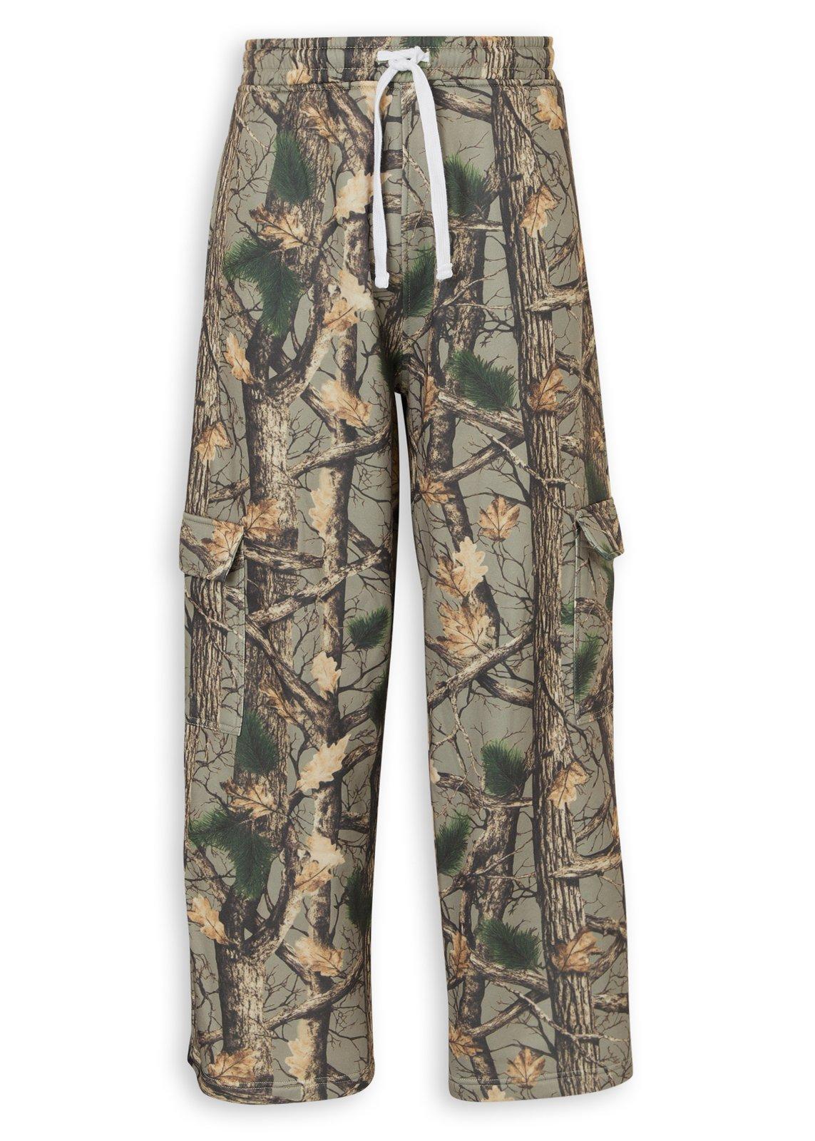 Green Abstract Print Jogger Pants (3250367) | Fuel