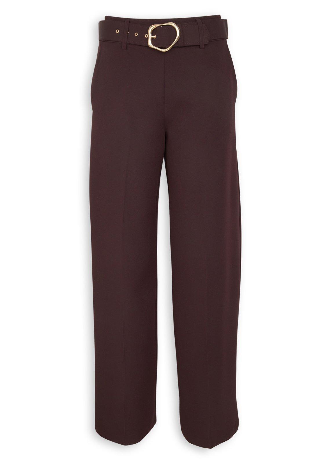 Deep Plum Wide Leg Pants (3250529) | Inwear