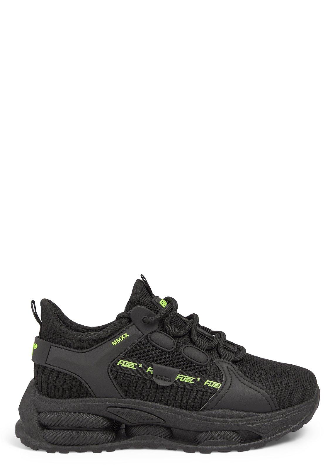 Black Mesh Platform Sneakers (3251833) | Fuel