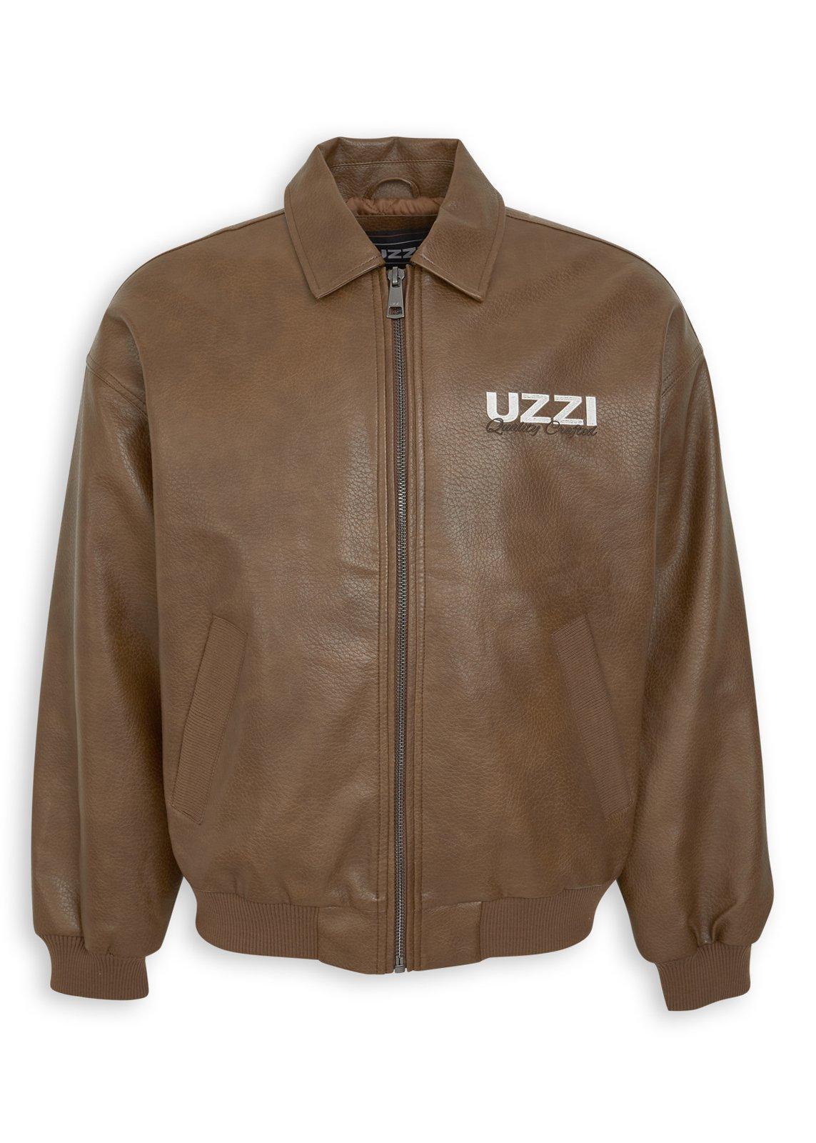 Brown Baseball Jacket (3251893) | UZZI