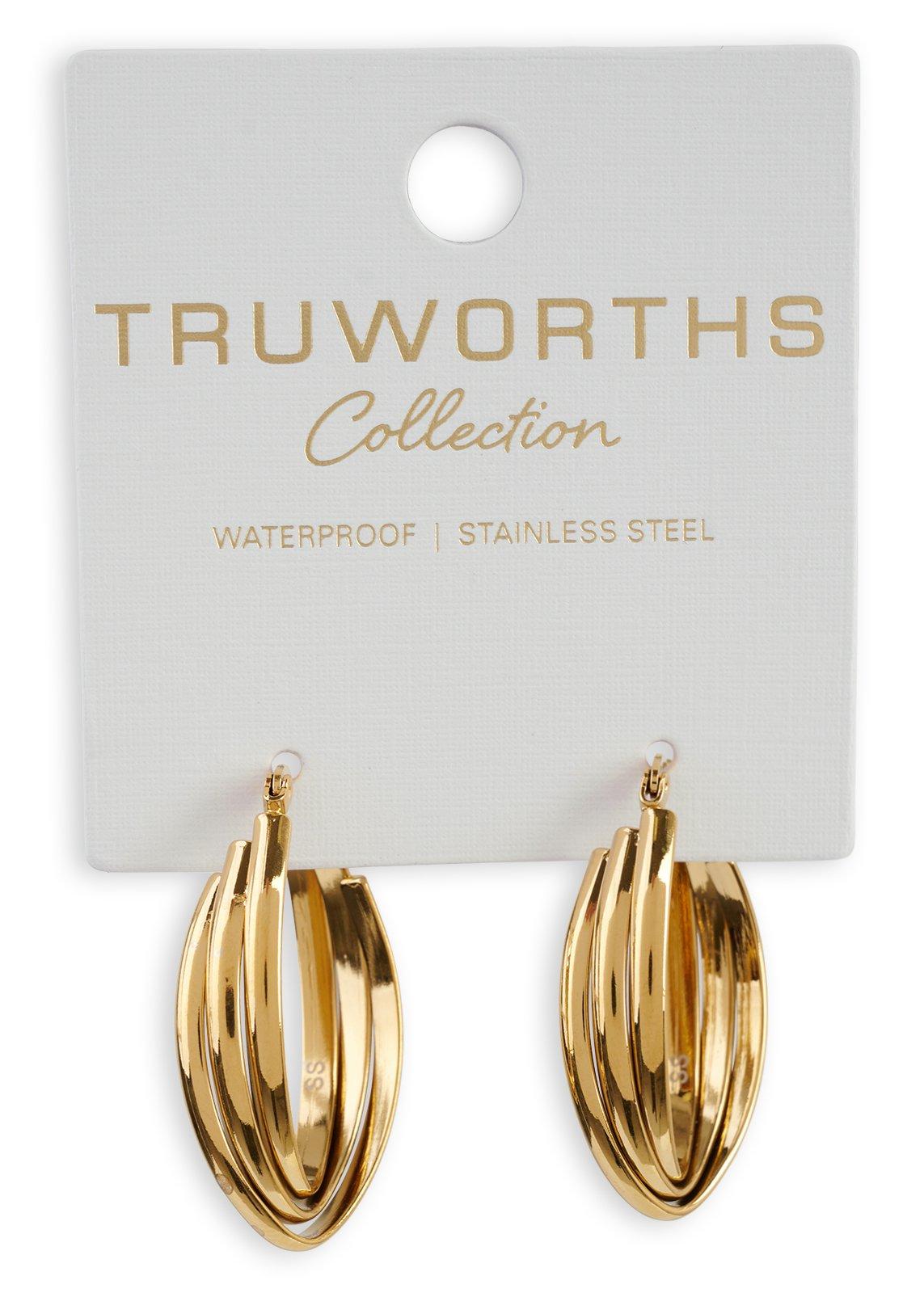 Stainless Steel Statement Hoop earrings (3252150) | Truworths