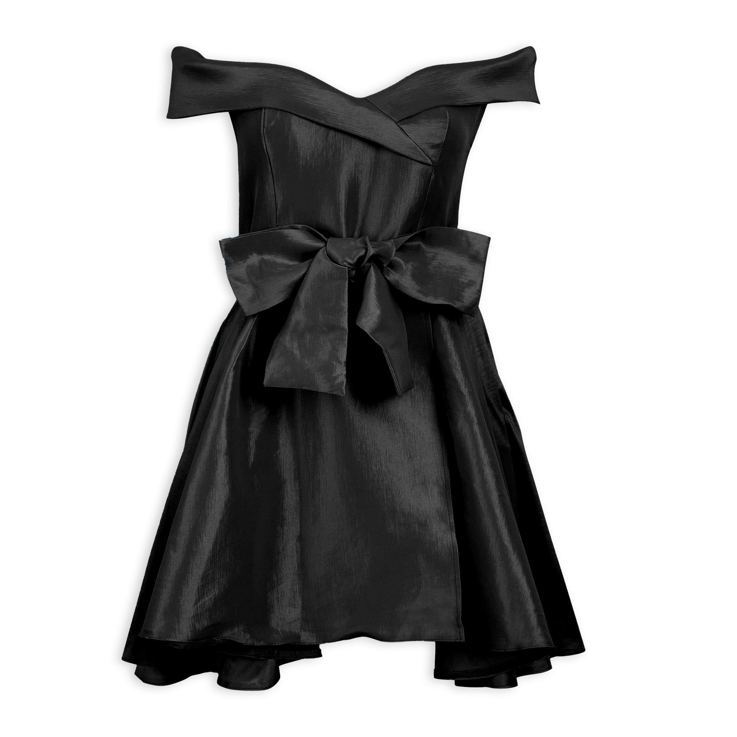 princess polly baby blue dress Black Bardot Dresses main image 1