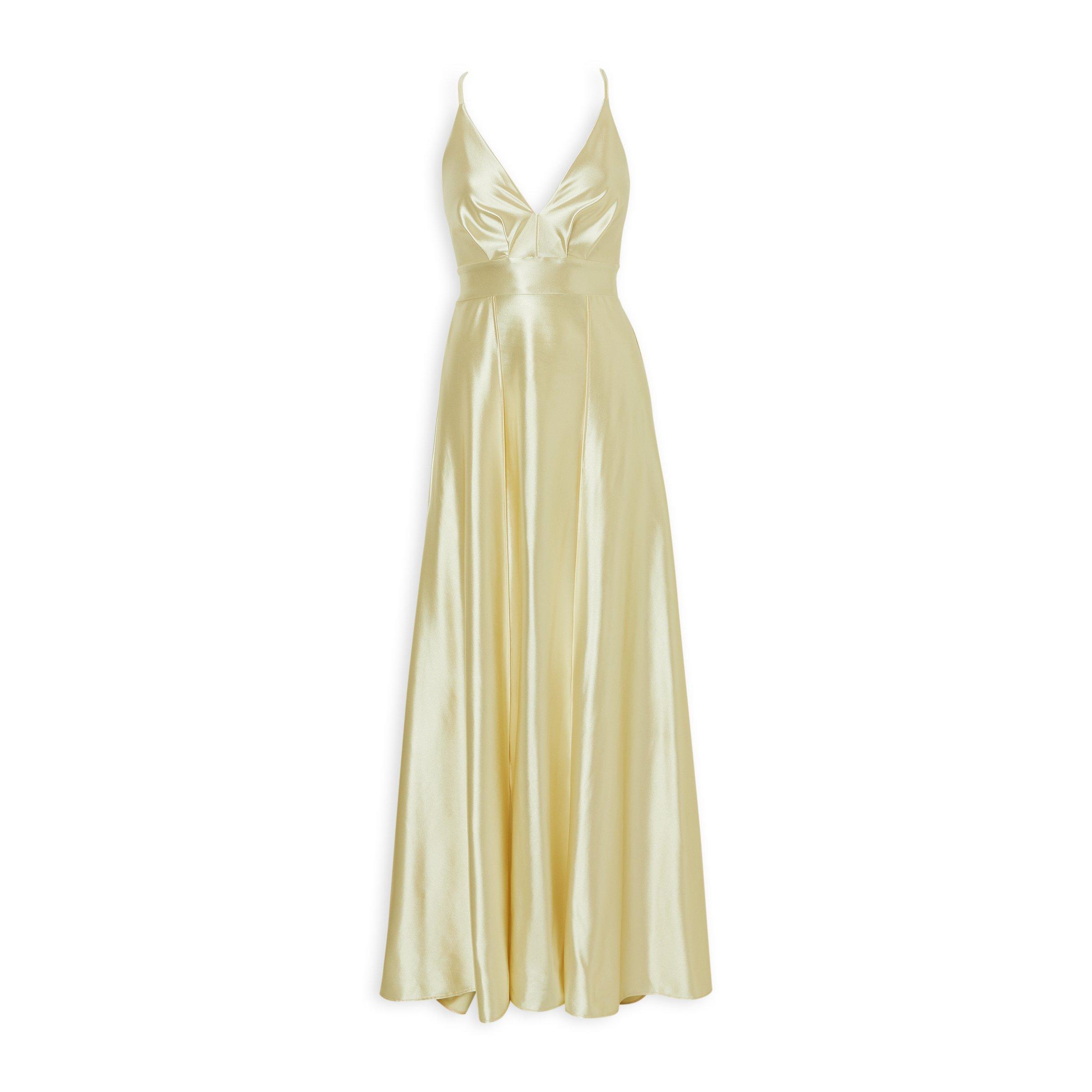 Yellow Double Slit Dress (3253042) | Phenomena