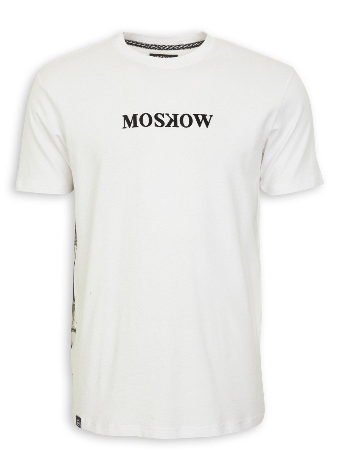 White Back Print T-shirt (3253343) | Moskow
