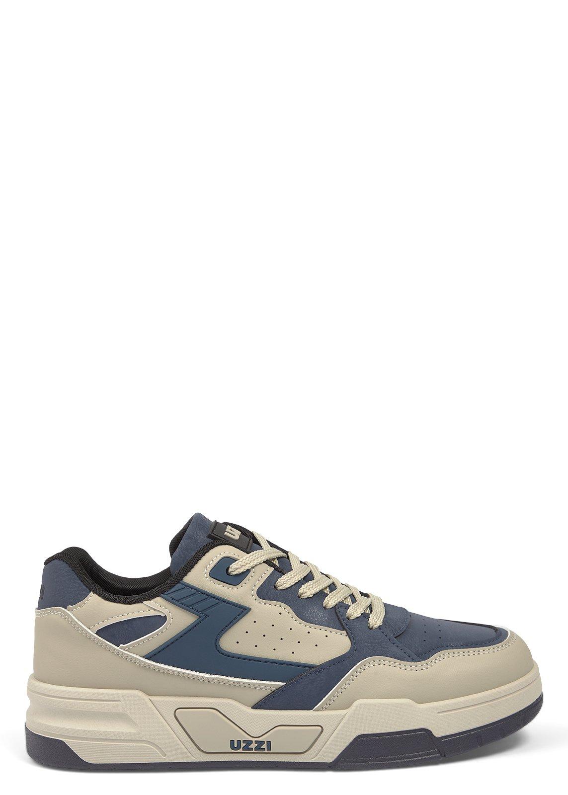 Beige Lace-up Bucket Sneakers (3256011) | UZZI