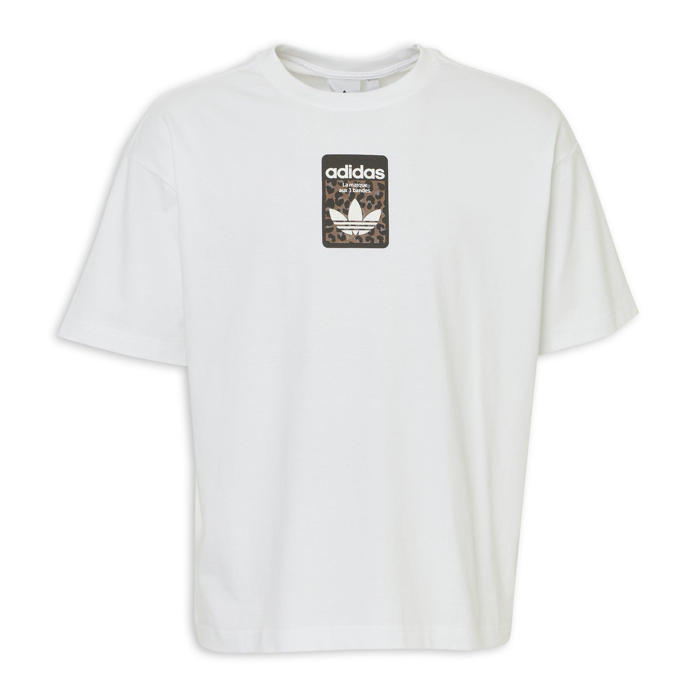 White Leo Oversized Tshirt (3256313) | Adidas