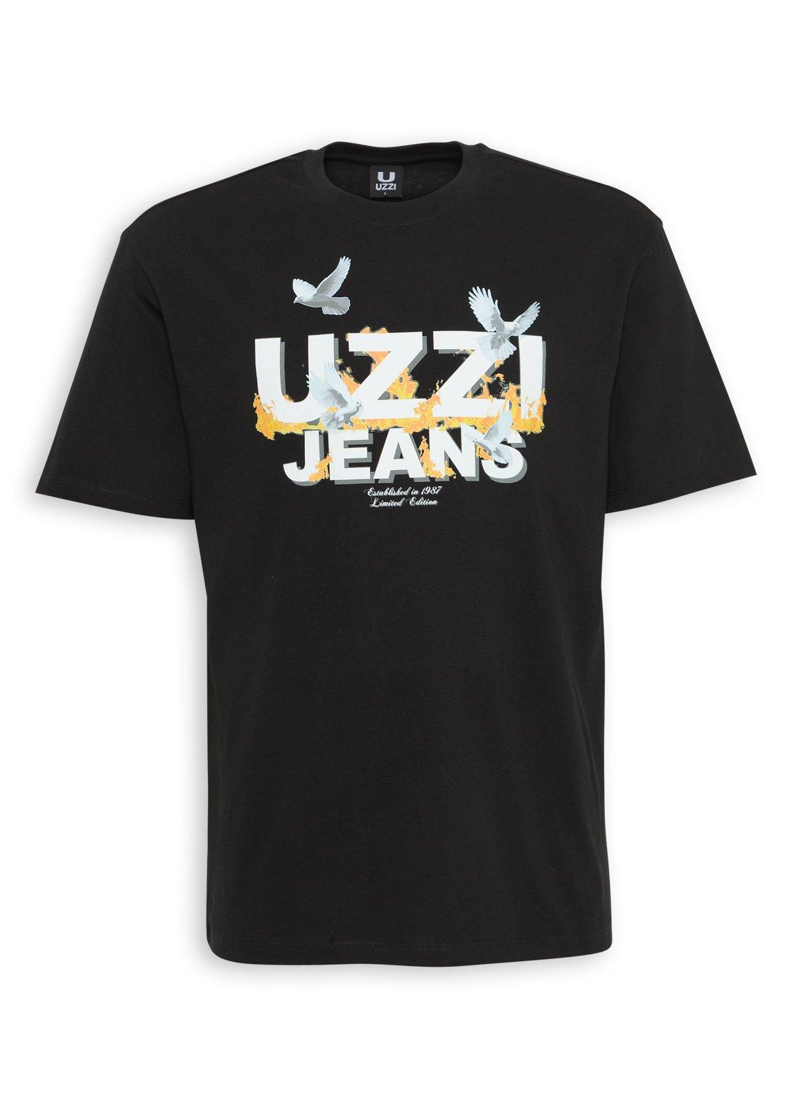 Black Branded T-shirt (3259748) | UZZI