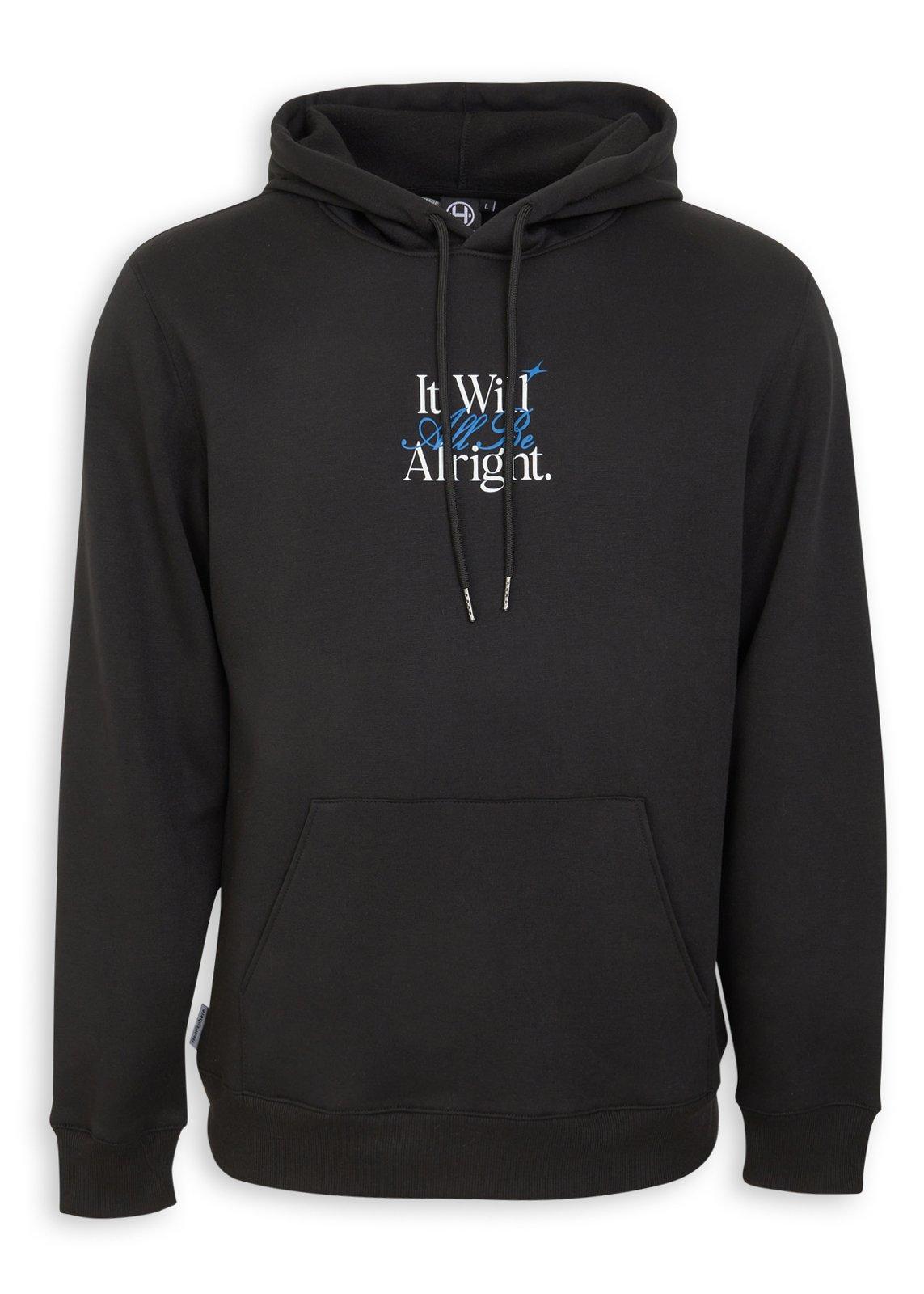 Black Graphic Hoodie (3260386) | Hemisphere
