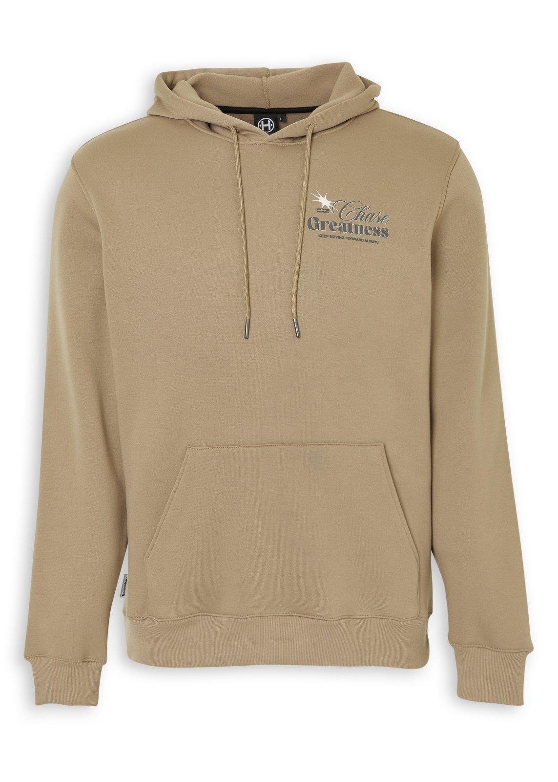 Brown Back and Front Print Hoodie (3260387) | Hemisphere