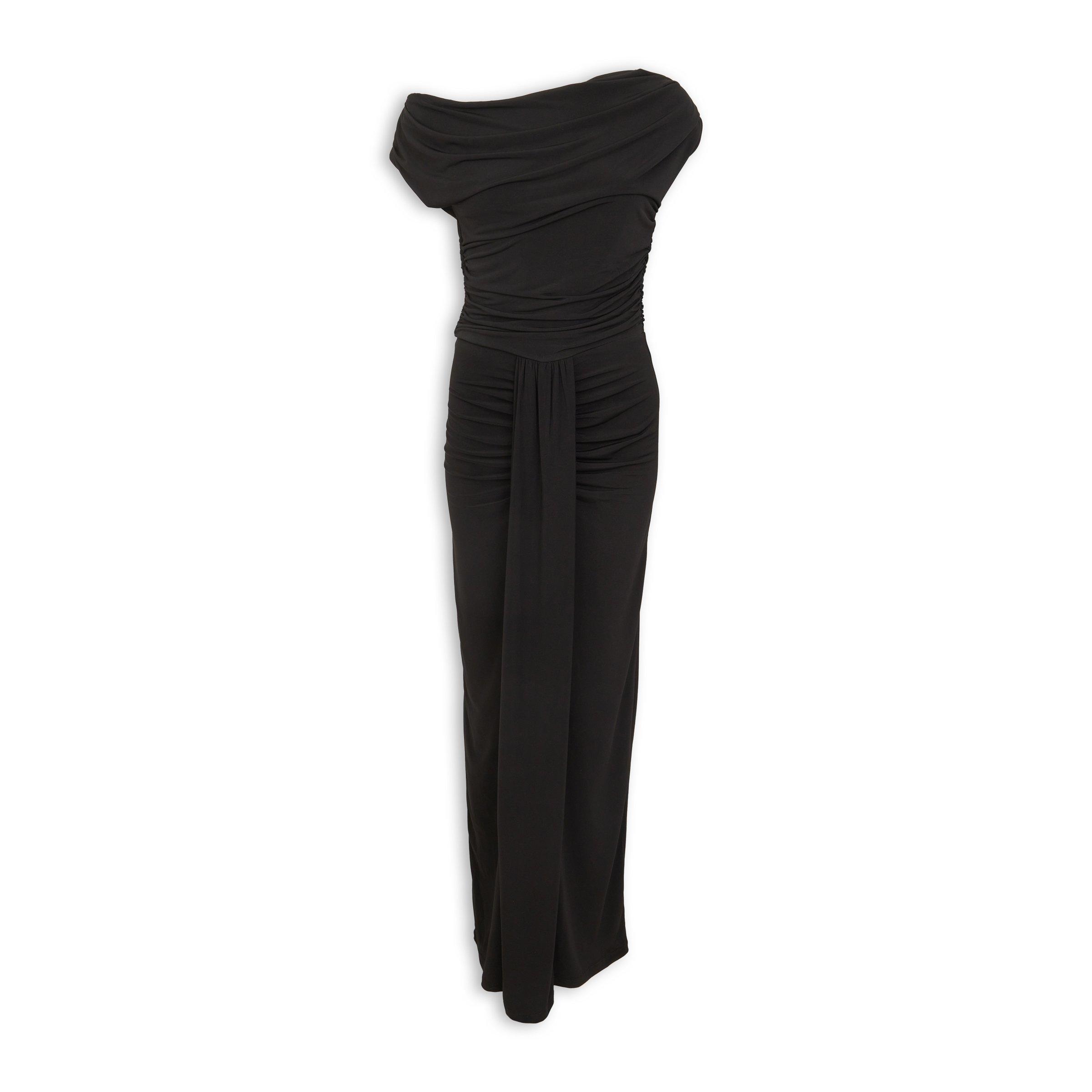 Black Off Shoulder Maxi Dress (3260997) | X&O Ladies