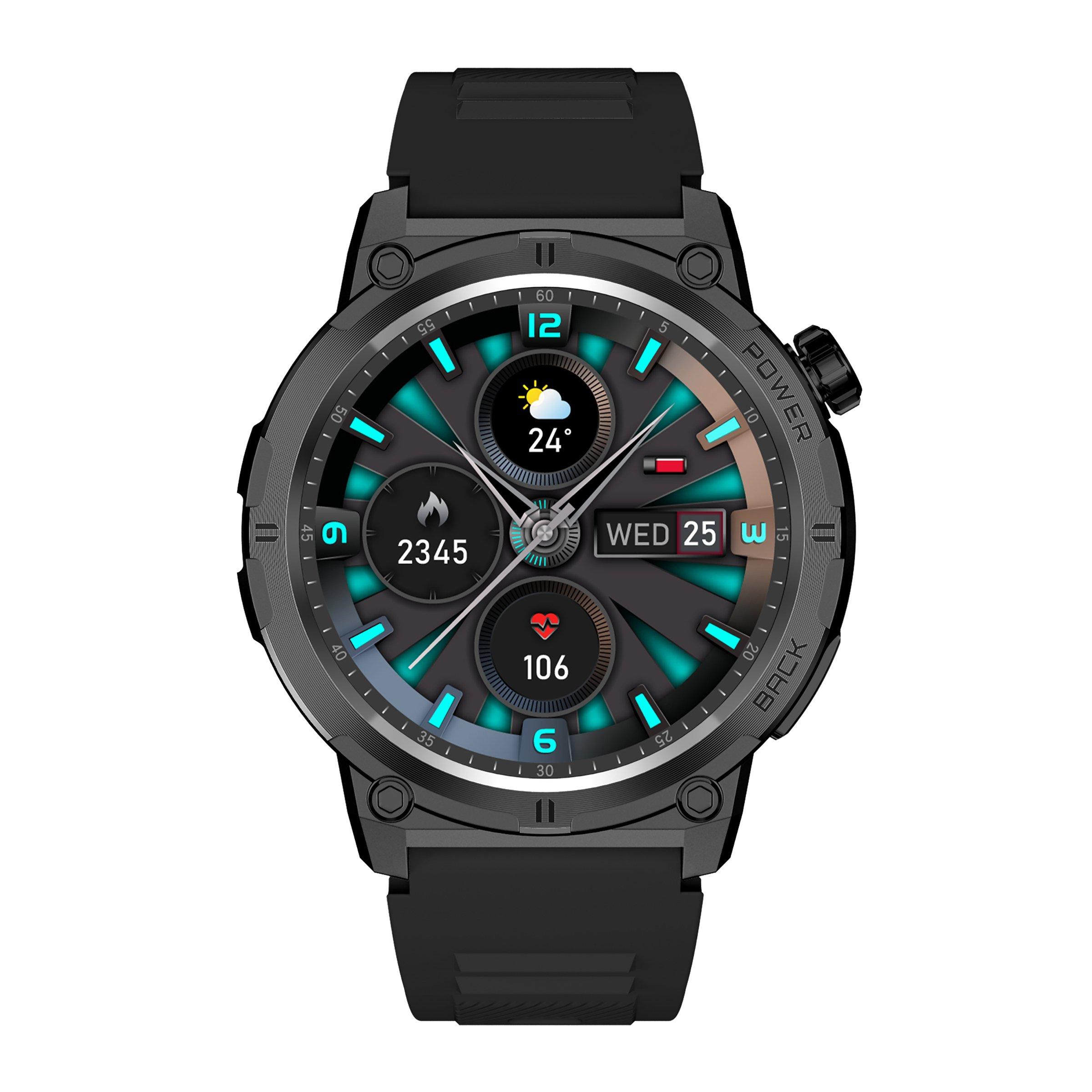 Black Silicone Smart Watch (3261355) | Daniel Klein