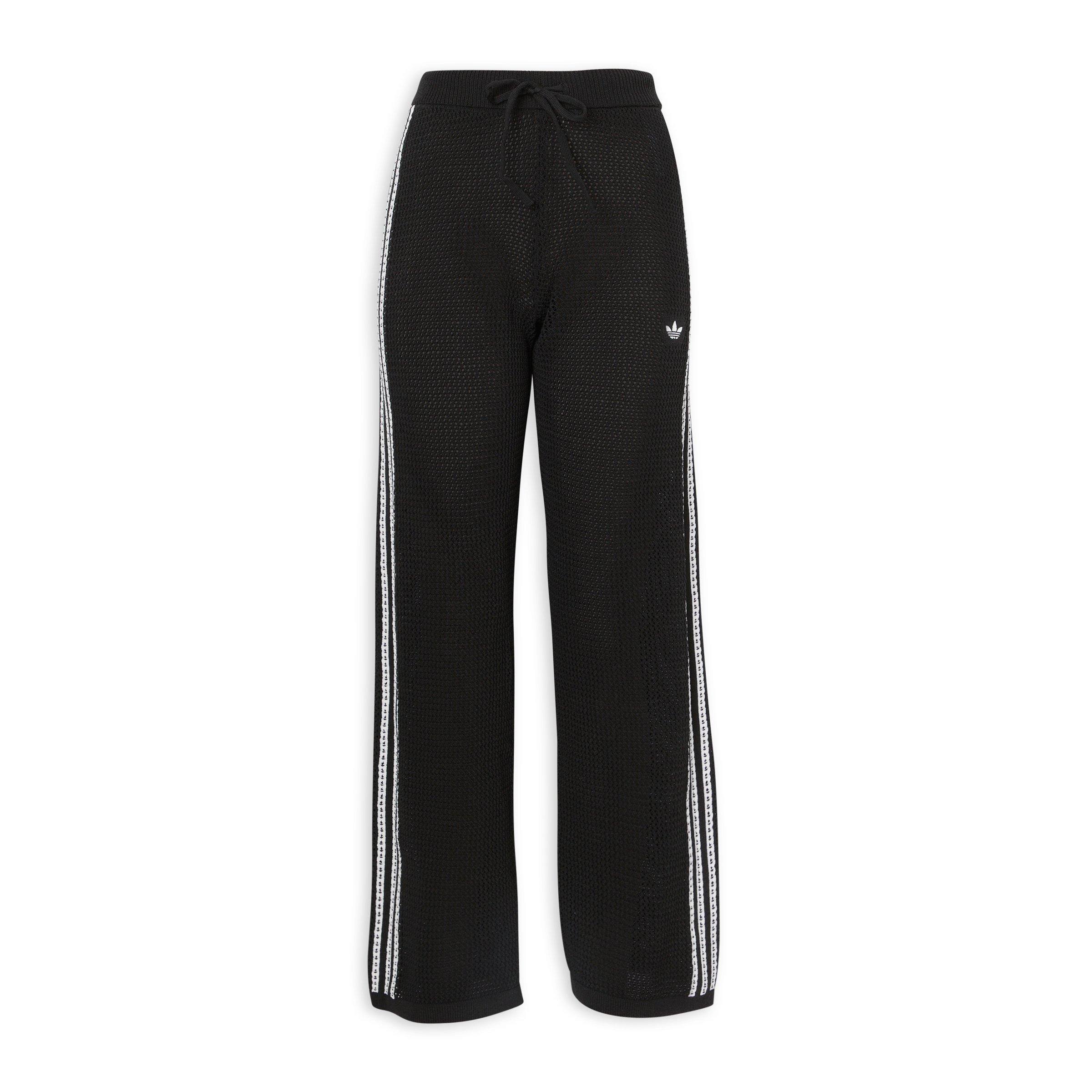 Black Knitted Crochet Firebird Trackpants (3261920) | Adidas