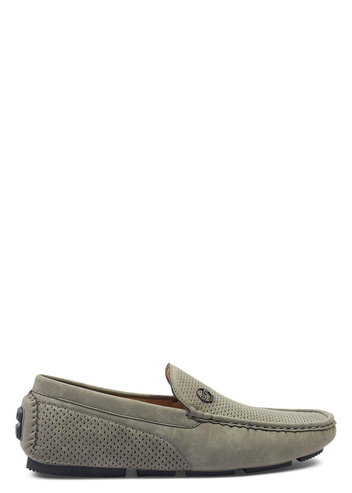 Charcoal Grey Driver Loafers (3262420) | UZZI