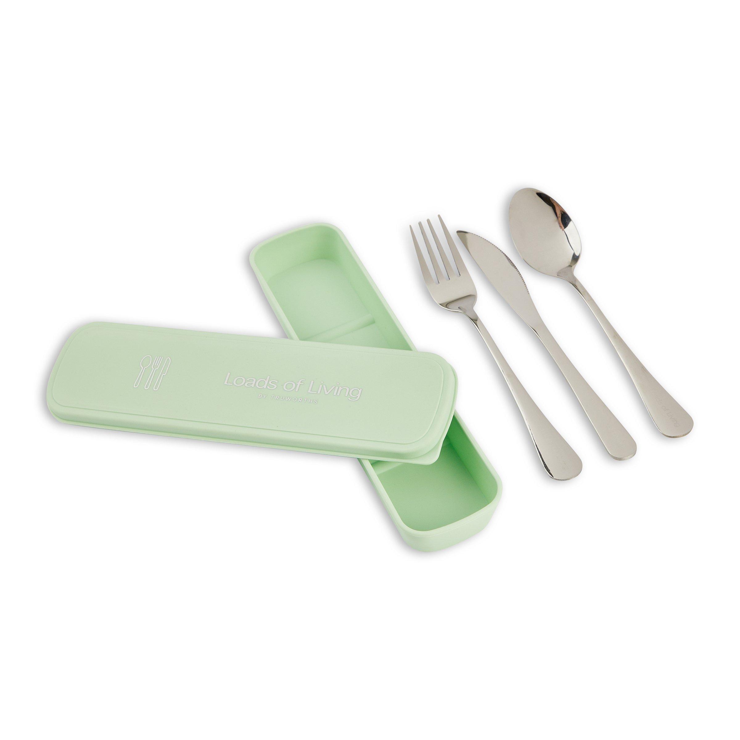 Mint Green Travel Cutlery Set (3265534) | Loads of Living