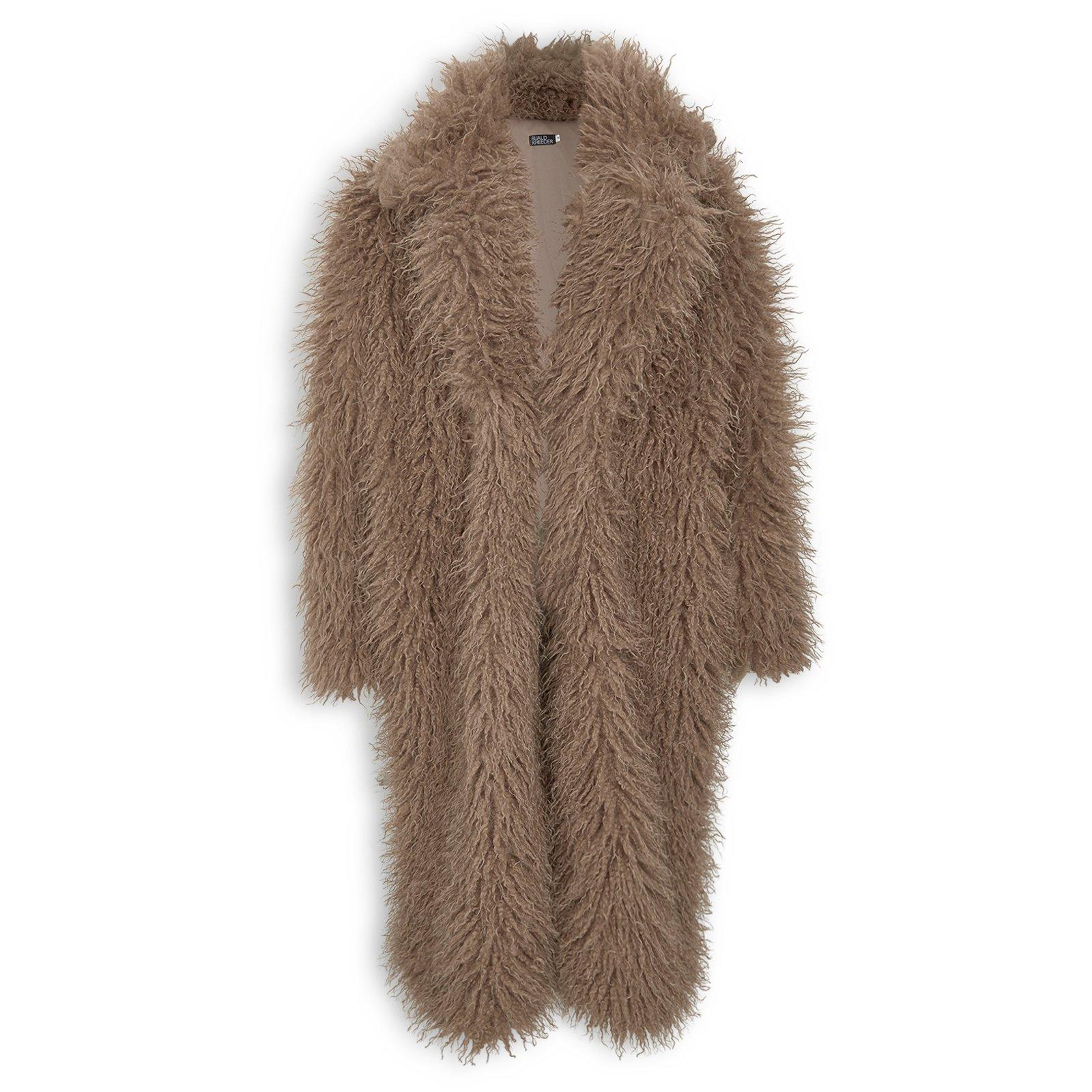 ジャケット・アウター S poodle fur coat long theredthread Camel Poodle Coat (3266589) | Ruald Rheeder Ladies