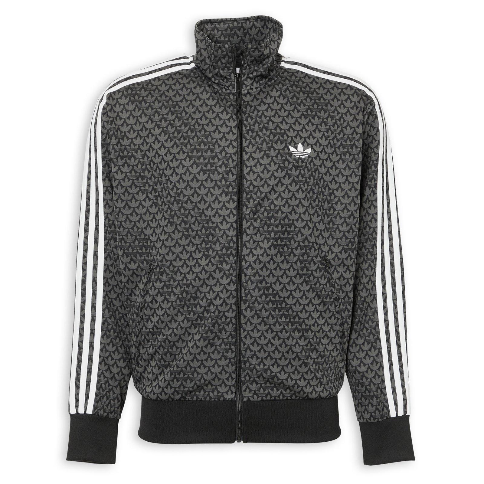 Black Firebird Loose Monogram Track Top (3268984) | Adidas