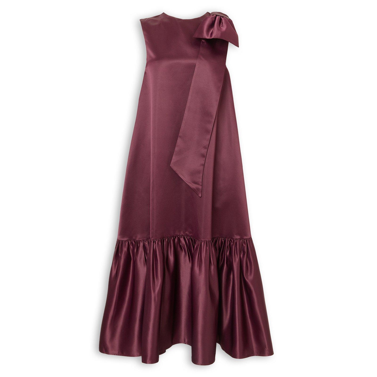 Purple Satin Bow Dress (3270838) | RSVP
