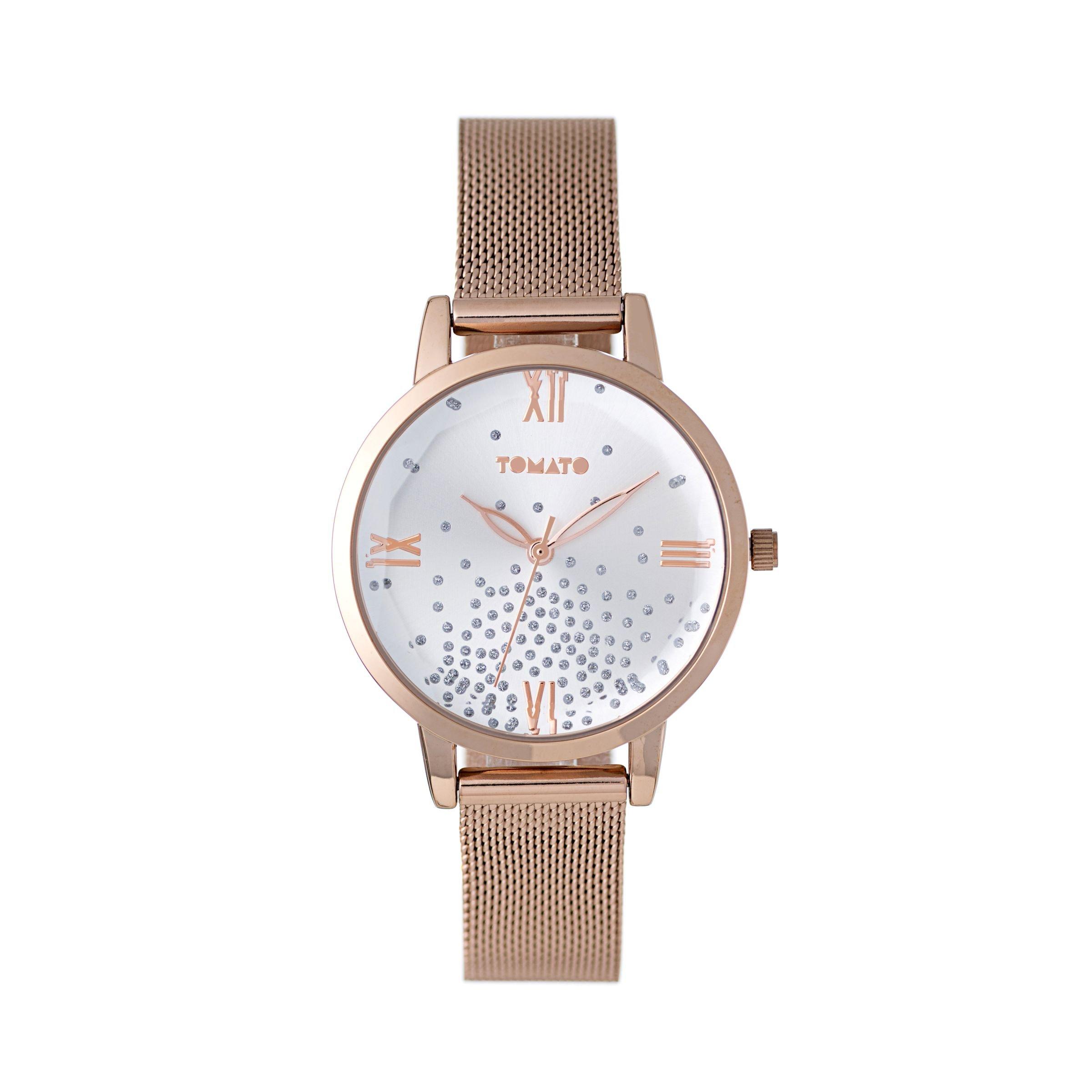 Rose Gold Mesh Watch (3271108) | Tomato