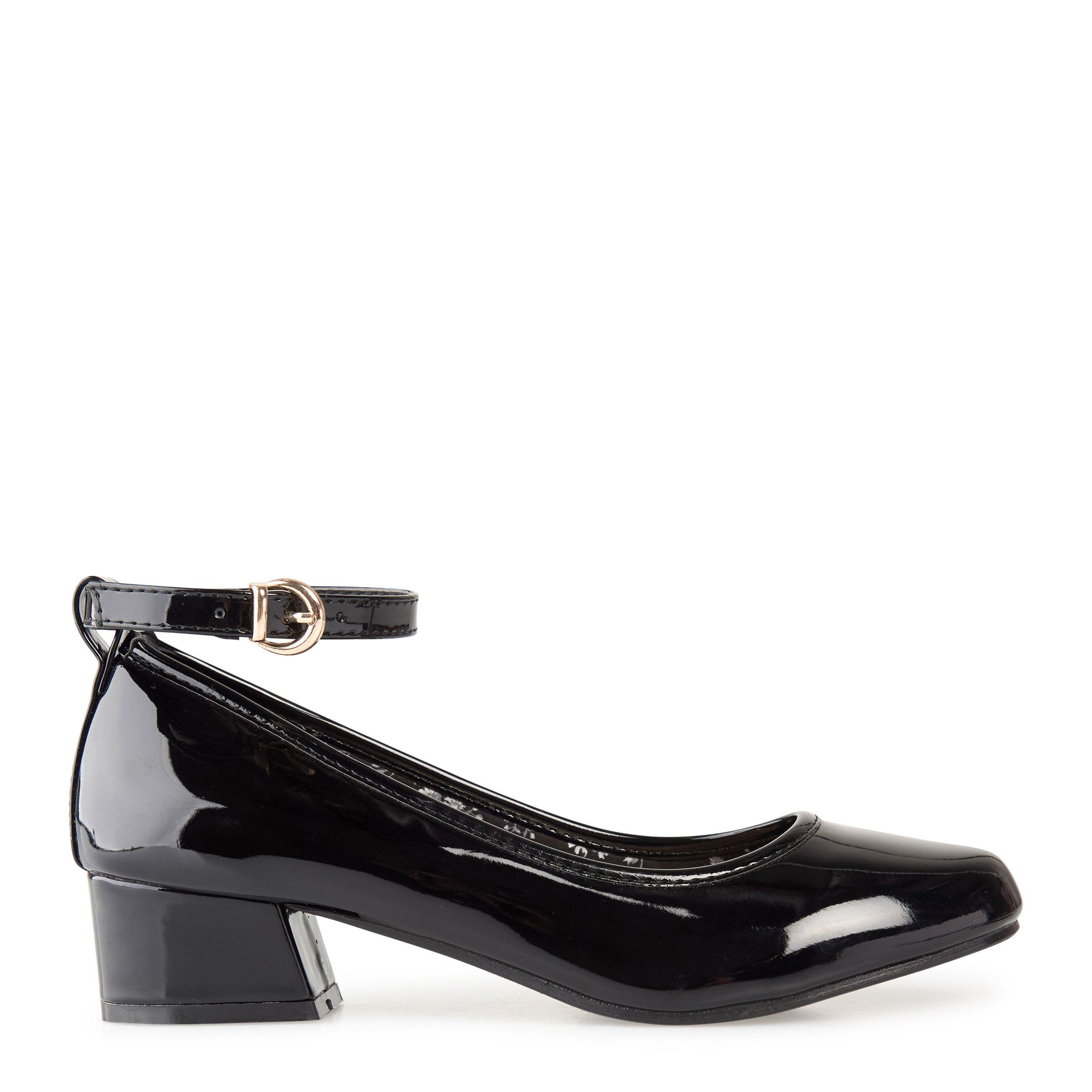 Black Ankle Strap Shoe