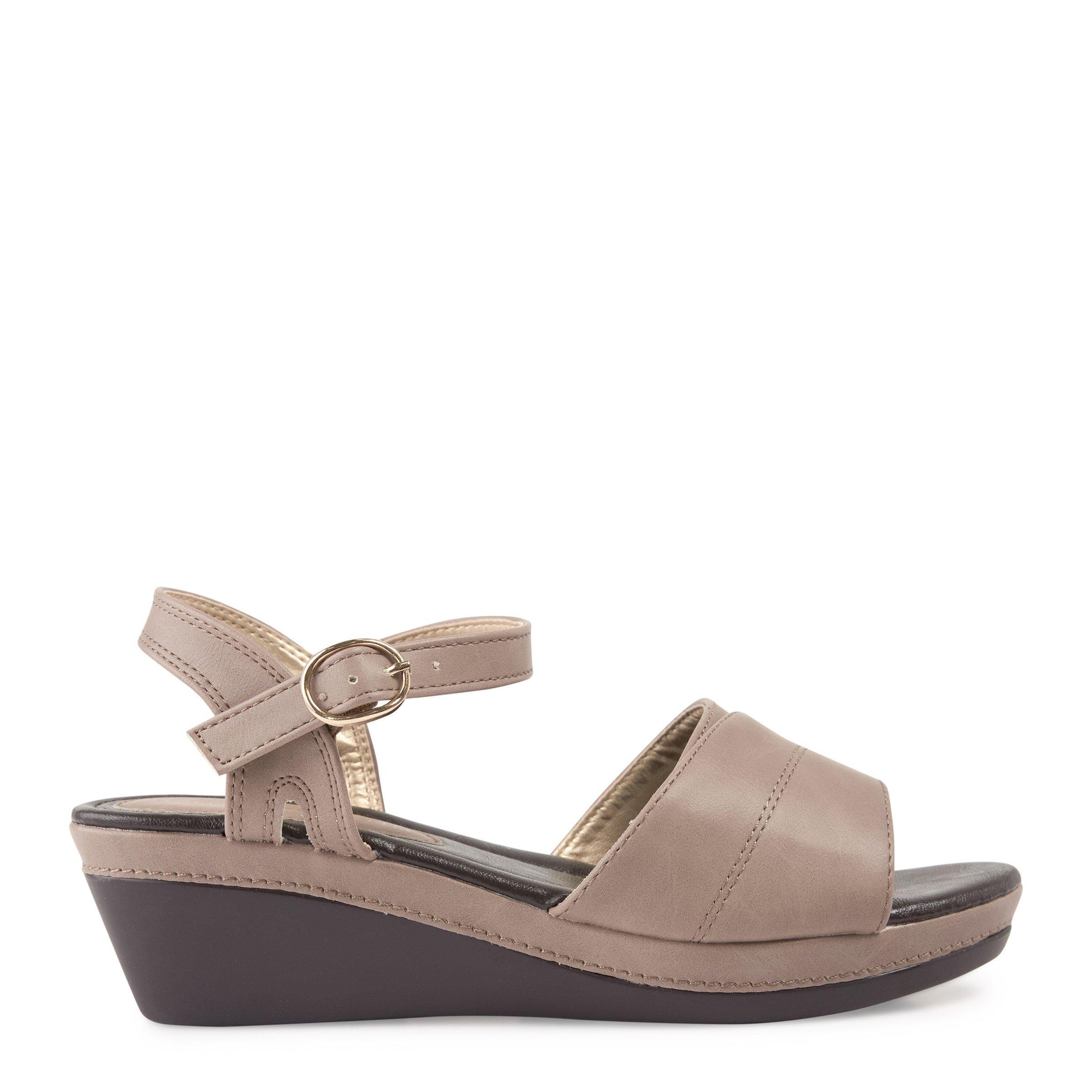 Taupe Wedge Sandal (5042783) | Truworths