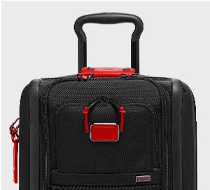 tumi bag initials