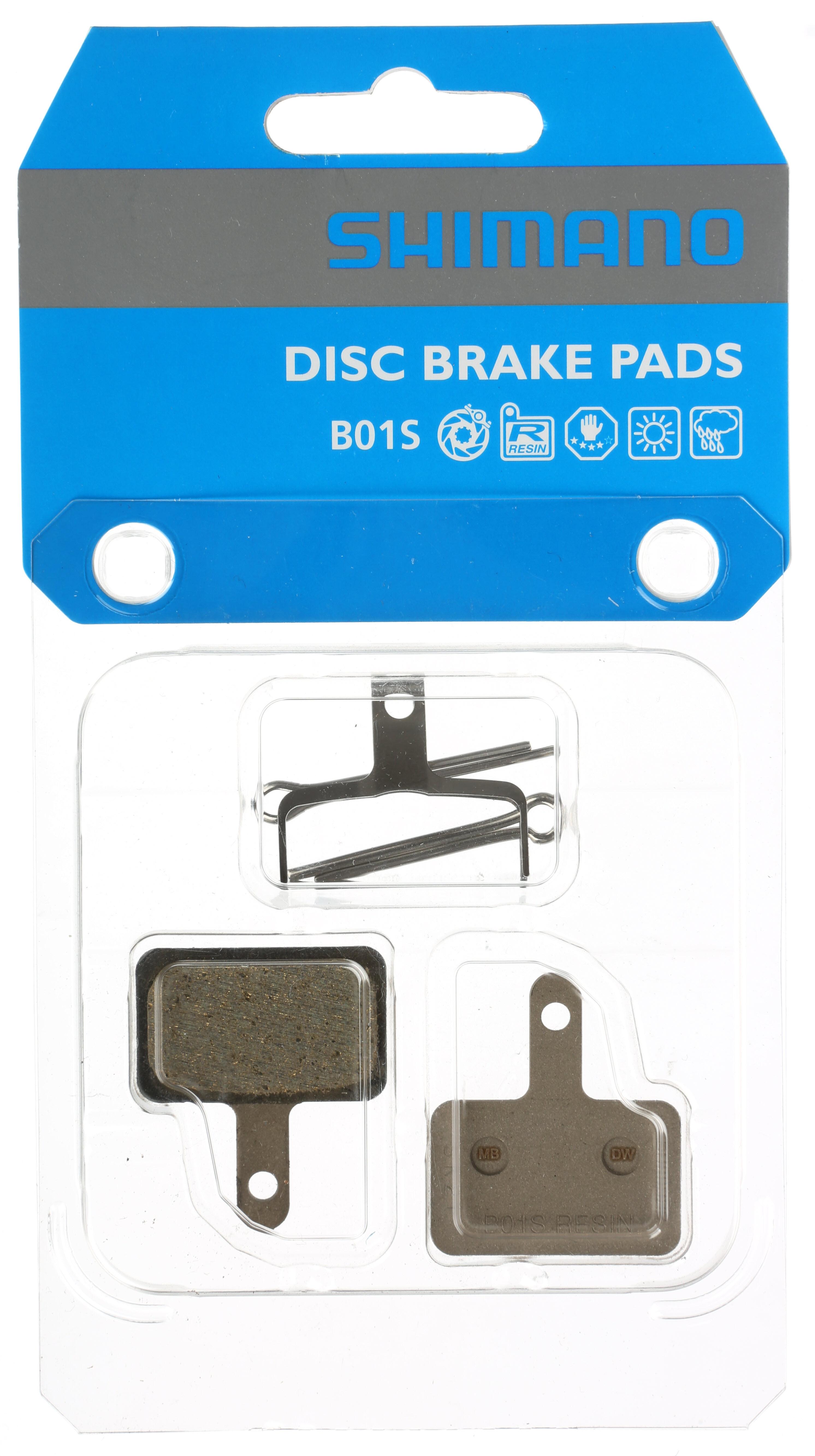 image of Shimano BR-M416 Resin Pad B01S Spring with Split Pin