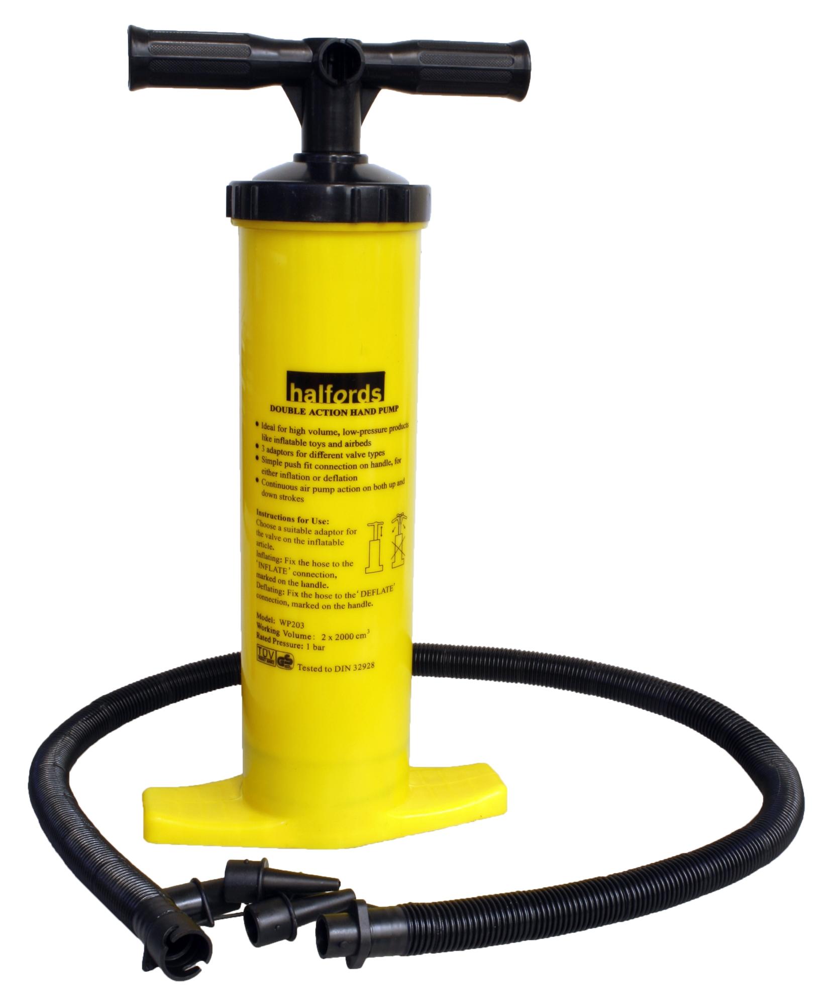 halfords shock pump