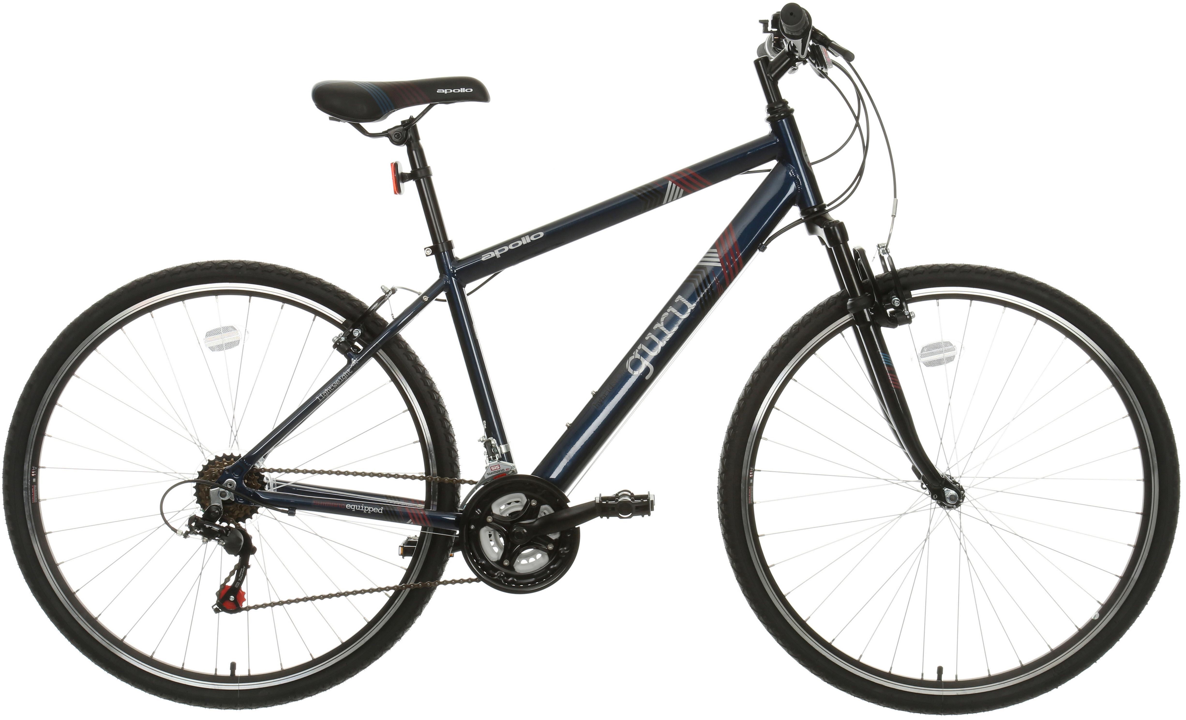 image of Apollo Guru Mens Hybrid Bike