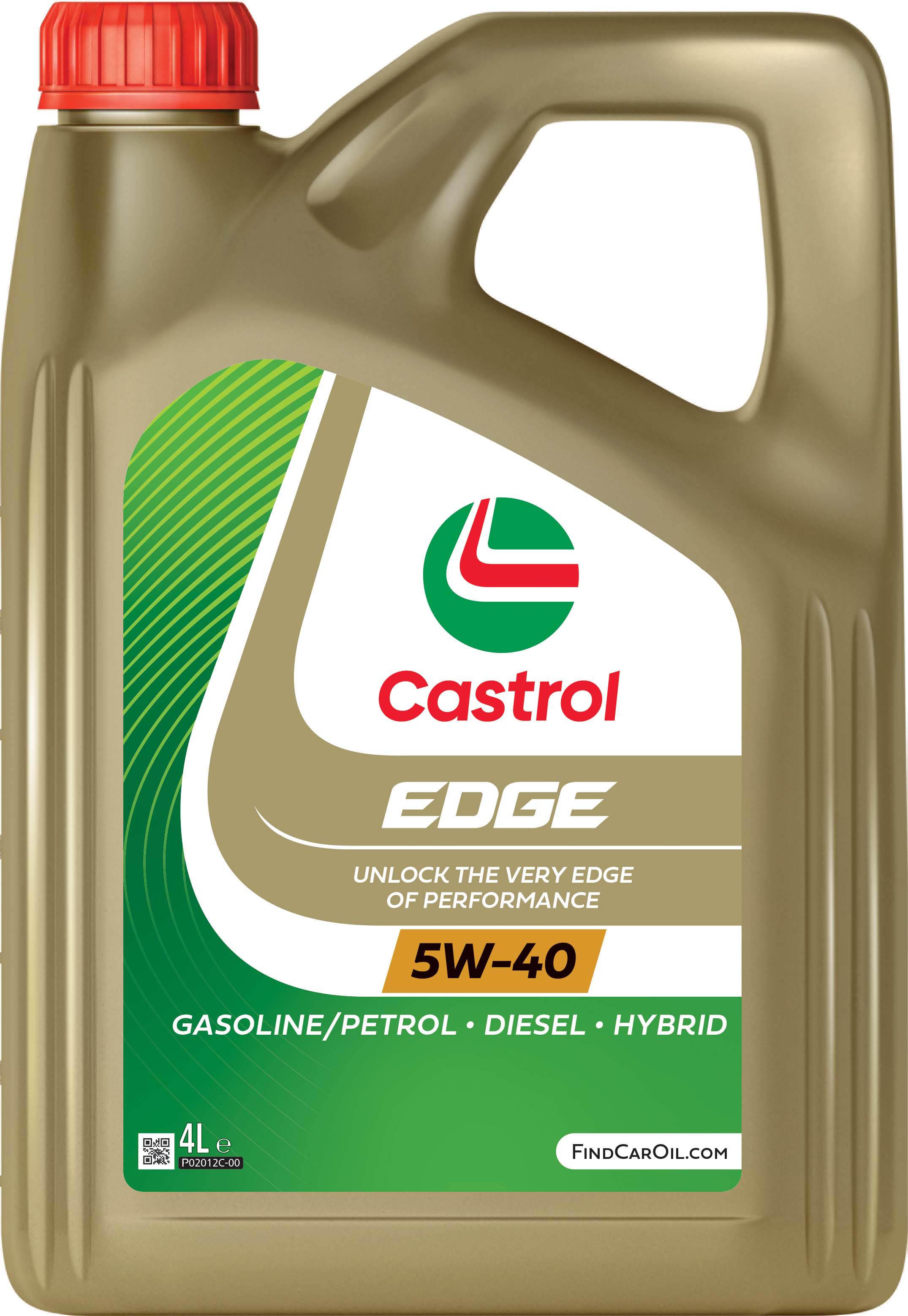 Halfords Castrol Edge 5W40 Petrol and Diesel Oil 4 Litre