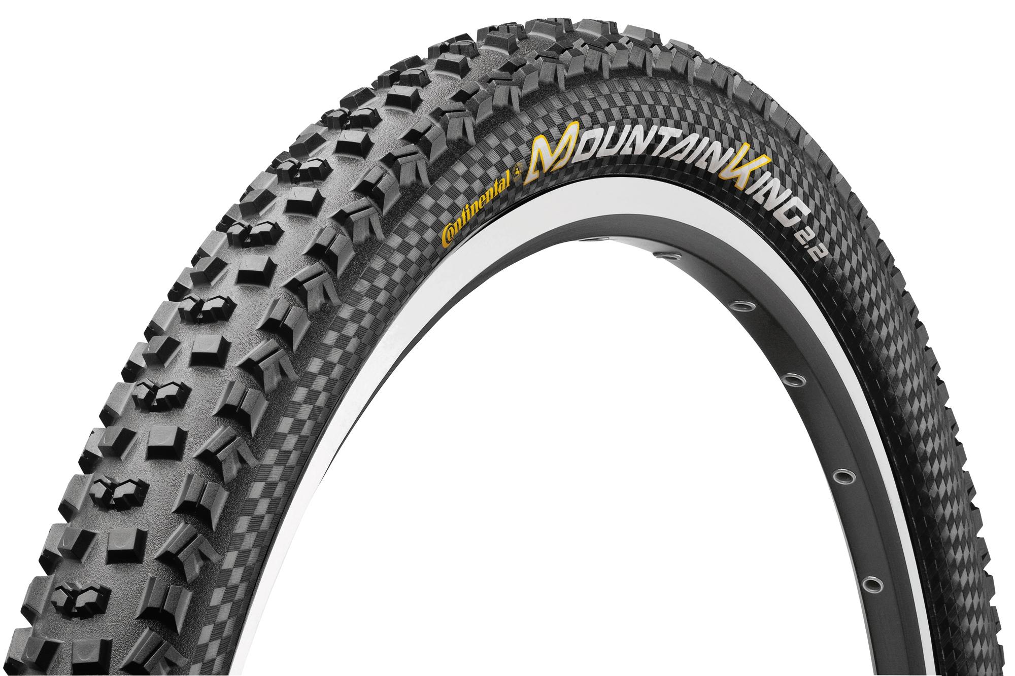 image of Continental New Mountain King Folding Bike Tyre 26x 2.2