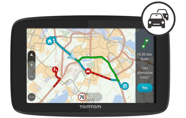 TomTom GO 520 Car Sat Nav with Wi-Fi, World Maps