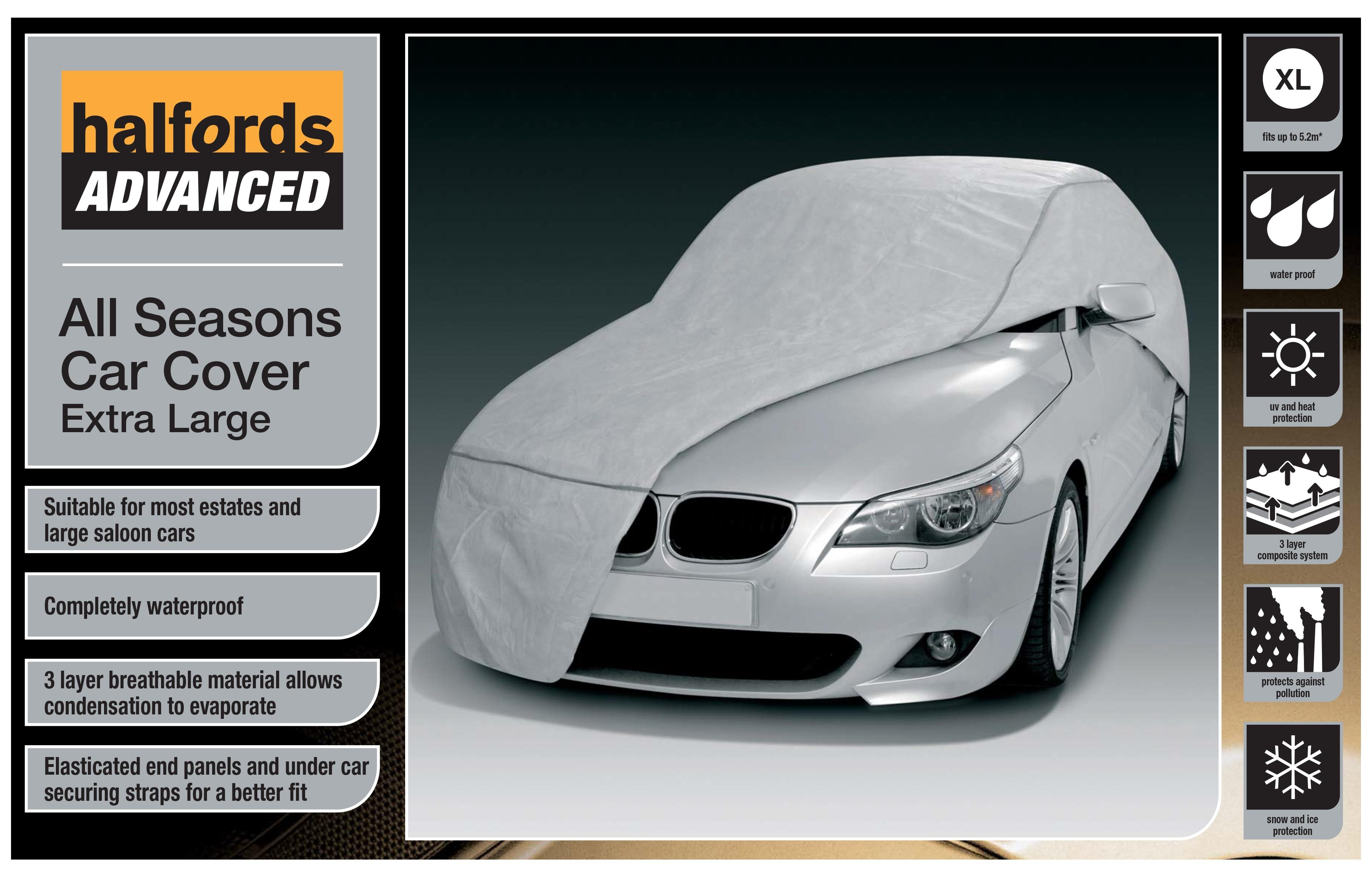 image of Halfords Advanced All Seasons Car Cover Extra Large