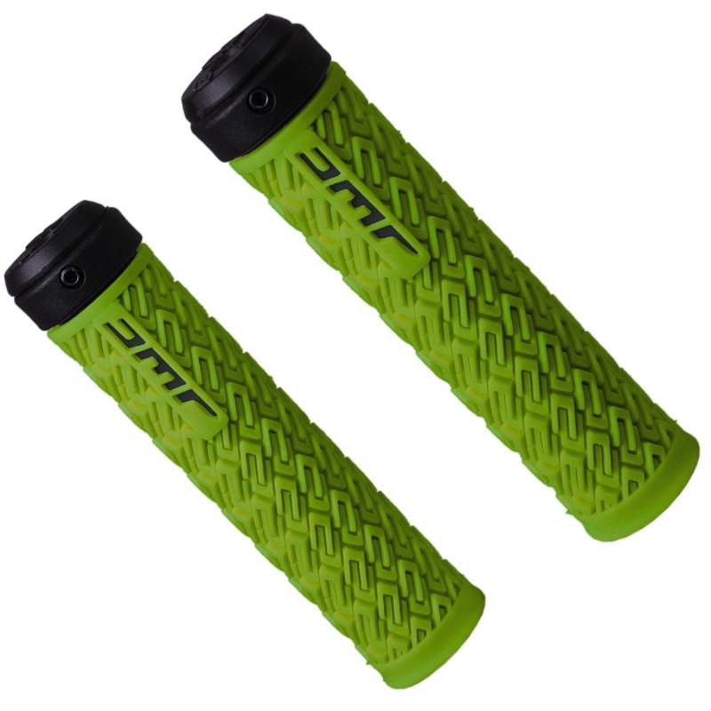 lime green bike grips