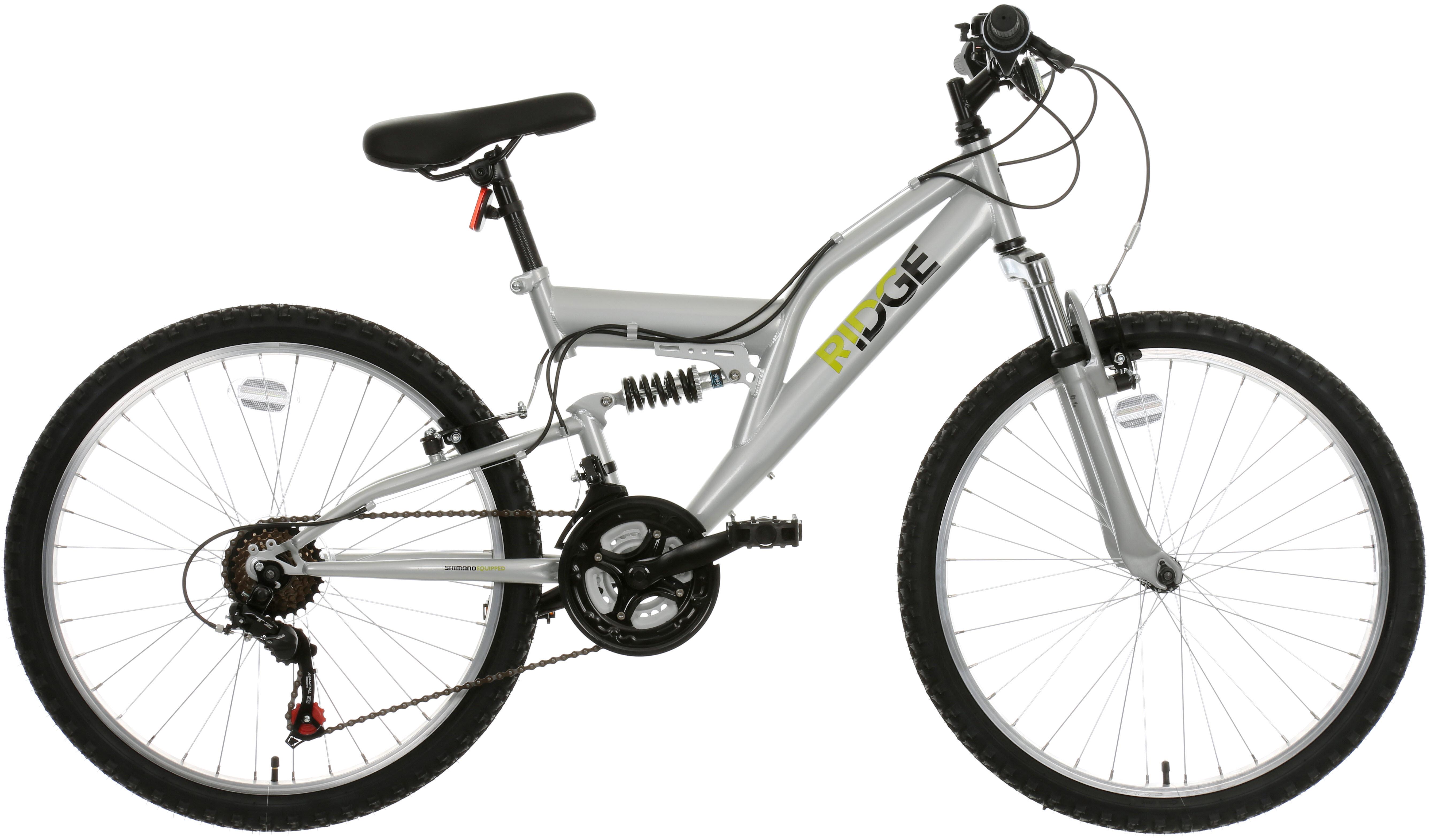 image of Ridge Full Suspension Junior Mountain Bike - 24"