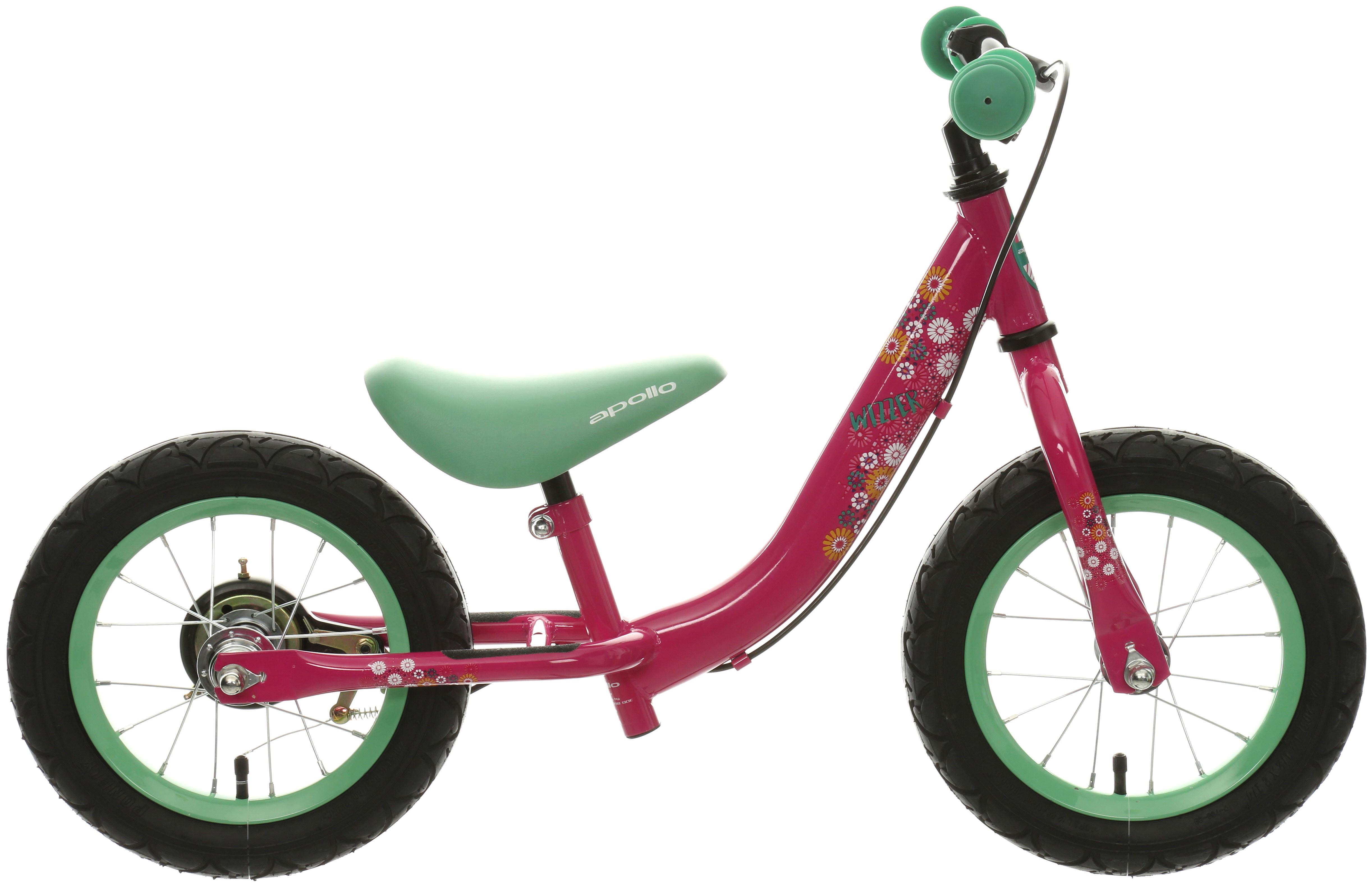 image of Apollo Wizzer Balance Bike Pink - 12"