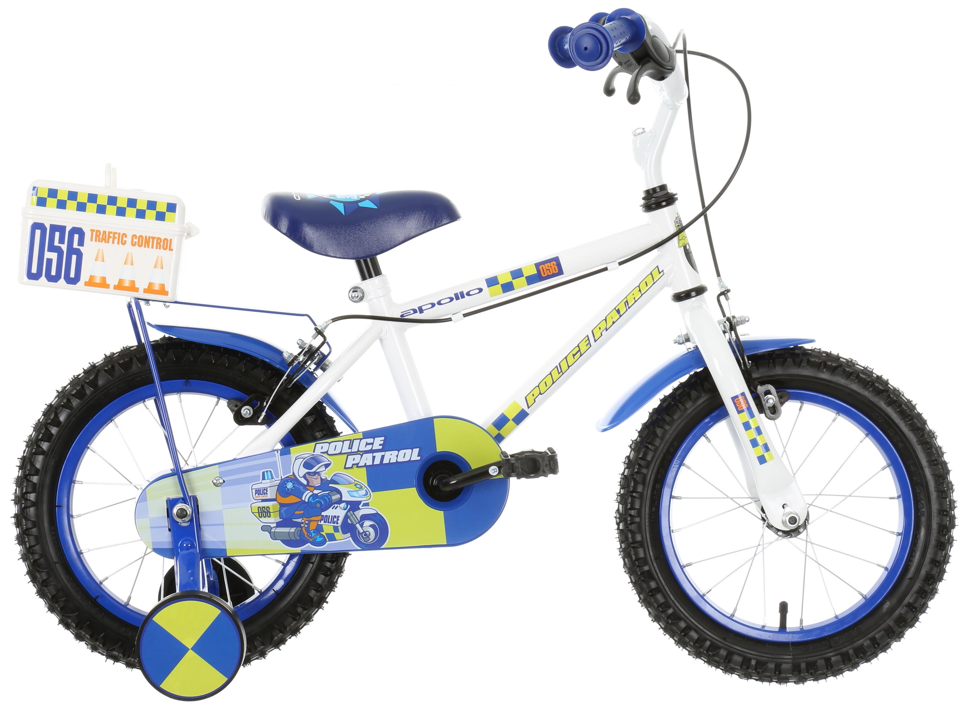 halfords police patrol bike