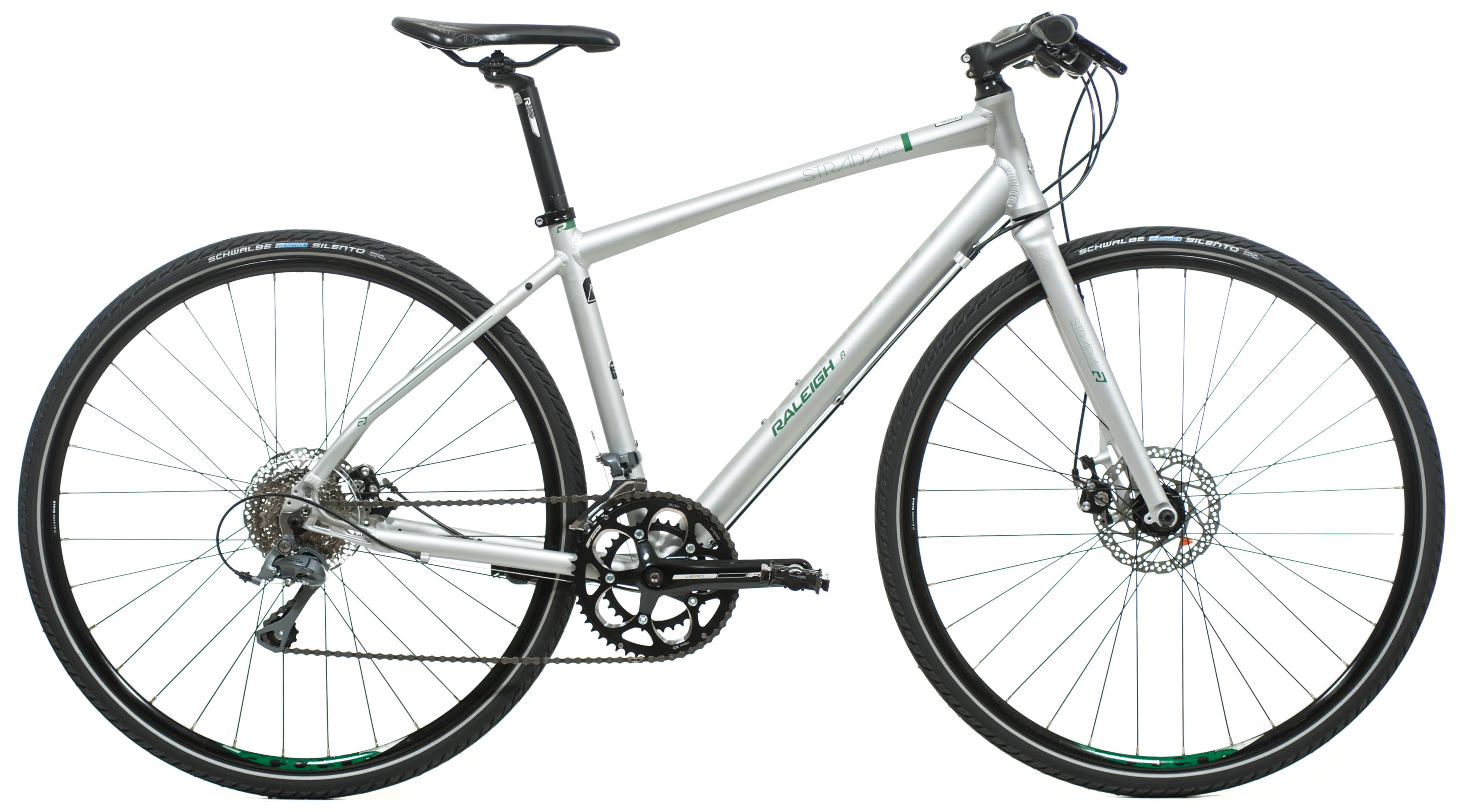image of Raleigh Strada 5 Mens Hybrid Bike 2016