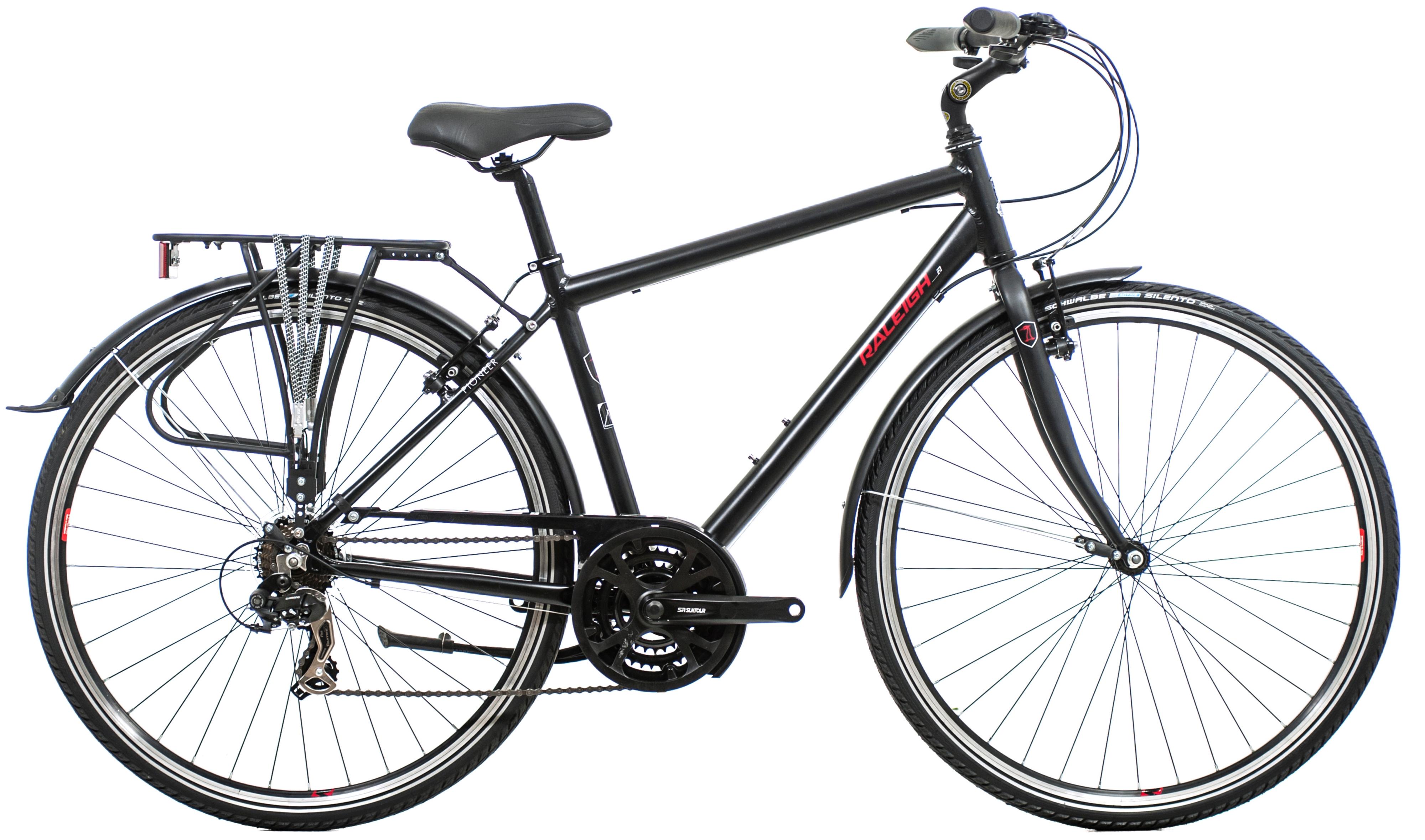 raleigh pioneer mens hybrid bike