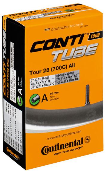 image of Continental Tour Schrader Bike Inner Tube - 700c x 32-47c