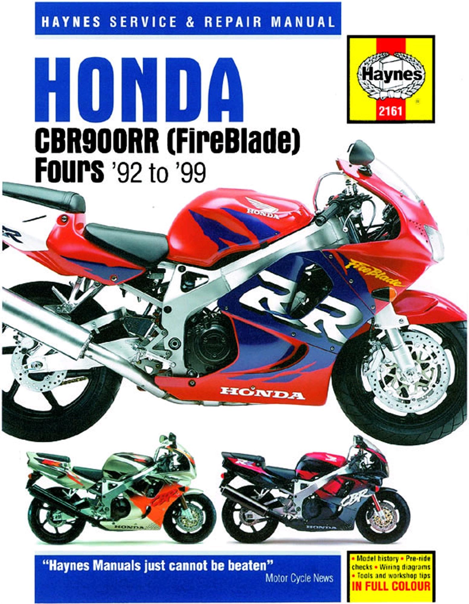 Bike cbr900 fireblade great haynes honda #7