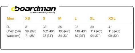 boardman road bike sizing