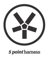 5 point harness icon
