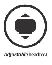 Adjustible headrest icon
