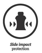 Side impact protection icon